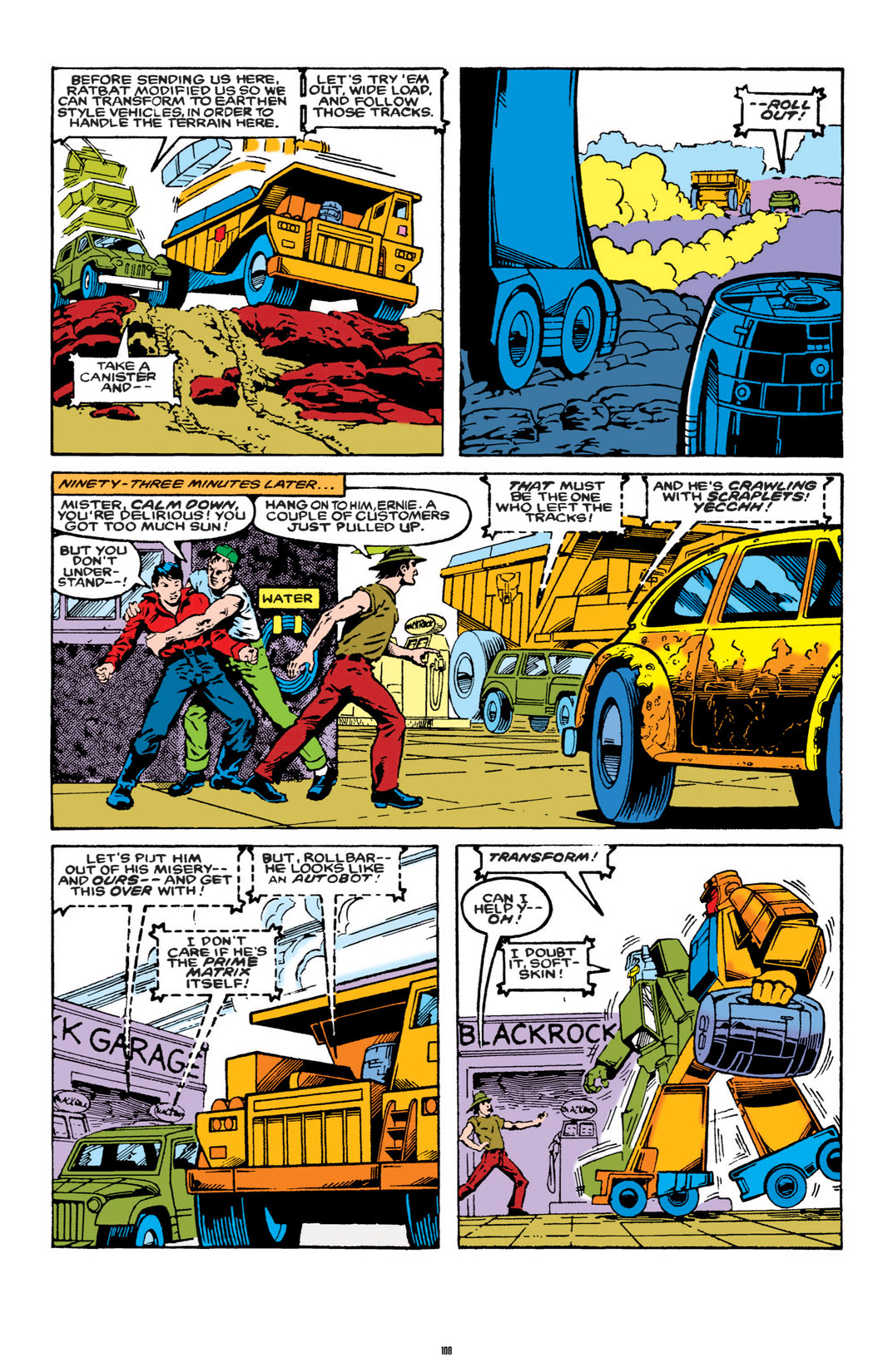 Read online The Transformers Classics comic -  Issue # TPB 3 - 109