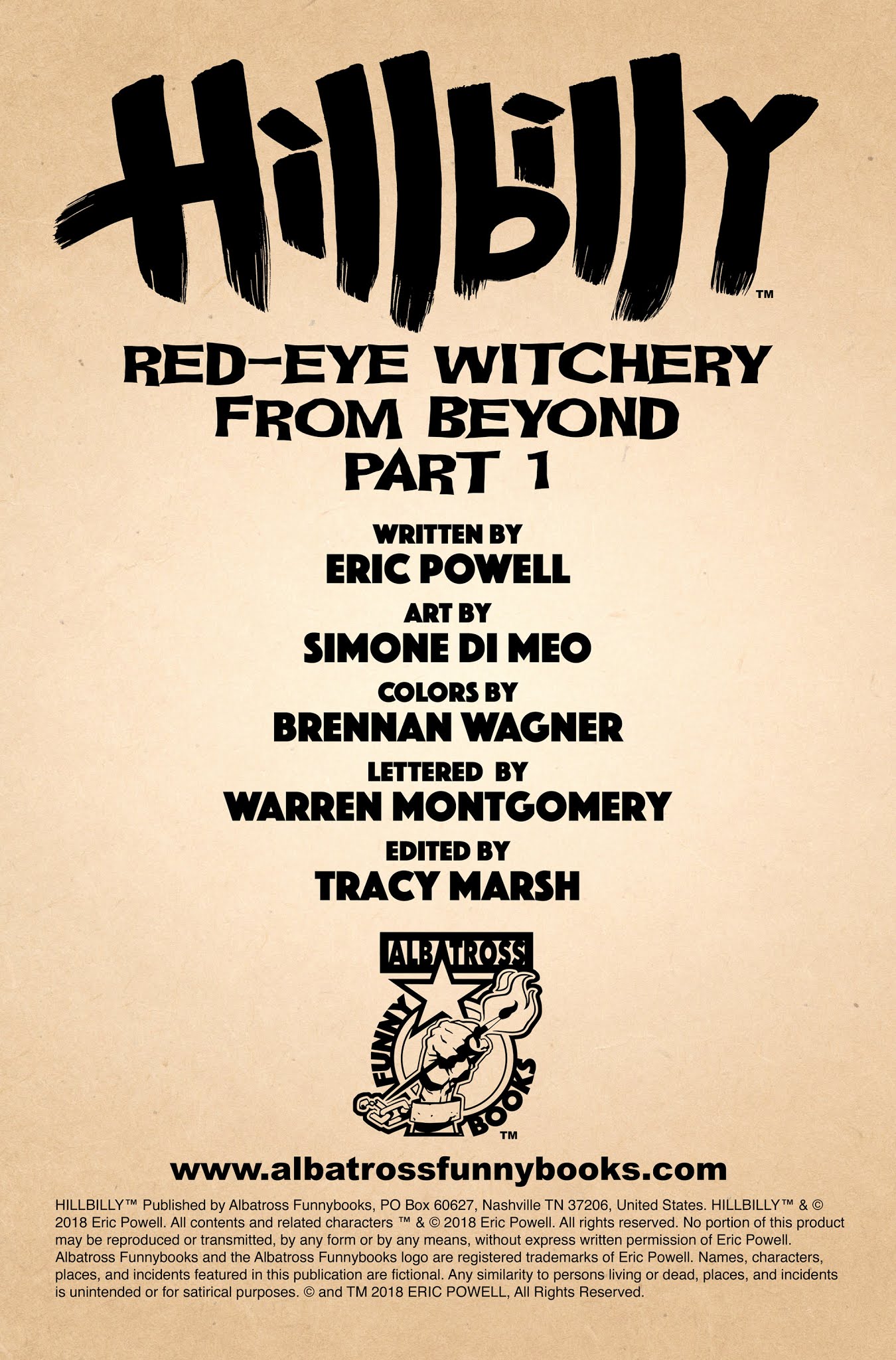 Read online Hillbilly (2018) comic -  Issue #1 - 2