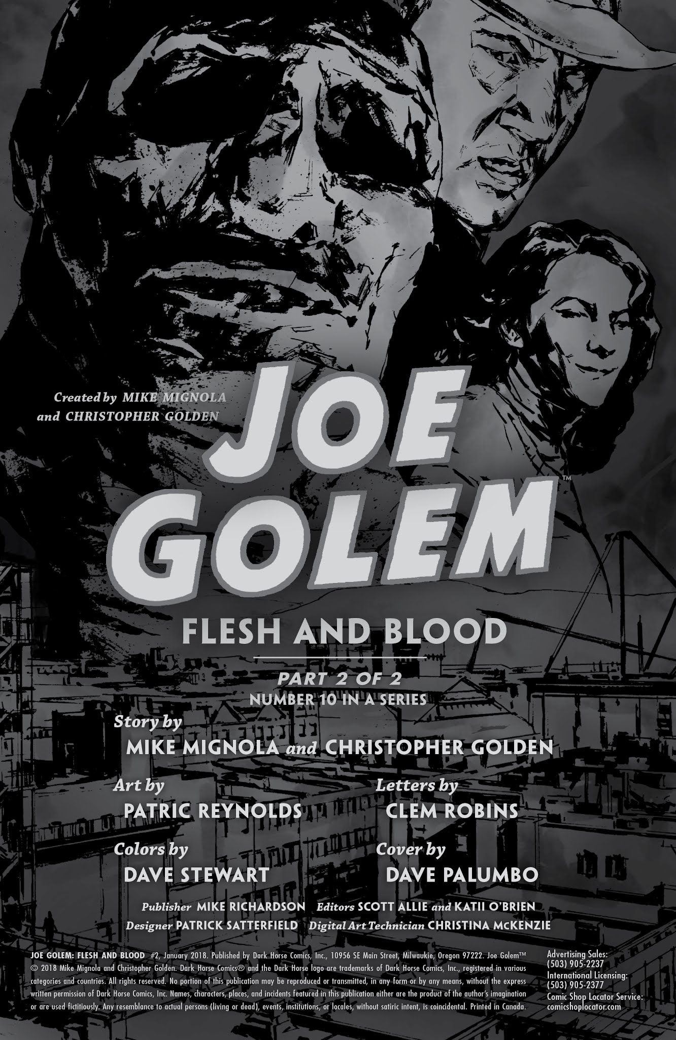 Read online Joe Golem: Occult Detective--Flesh and Blood comic -  Issue #2 - 2