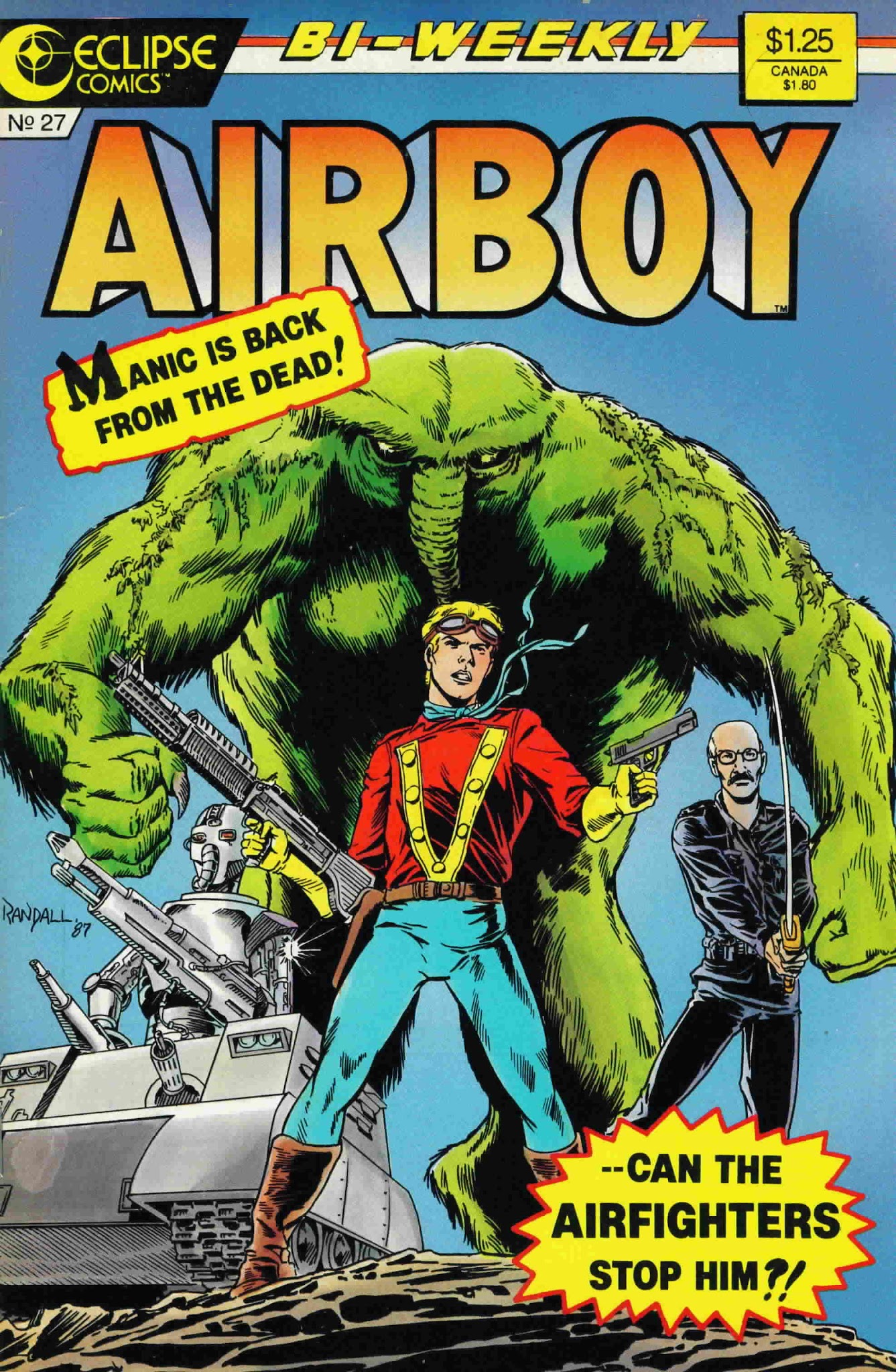 Read online Airboy (1986) comic -  Issue #27 - 1