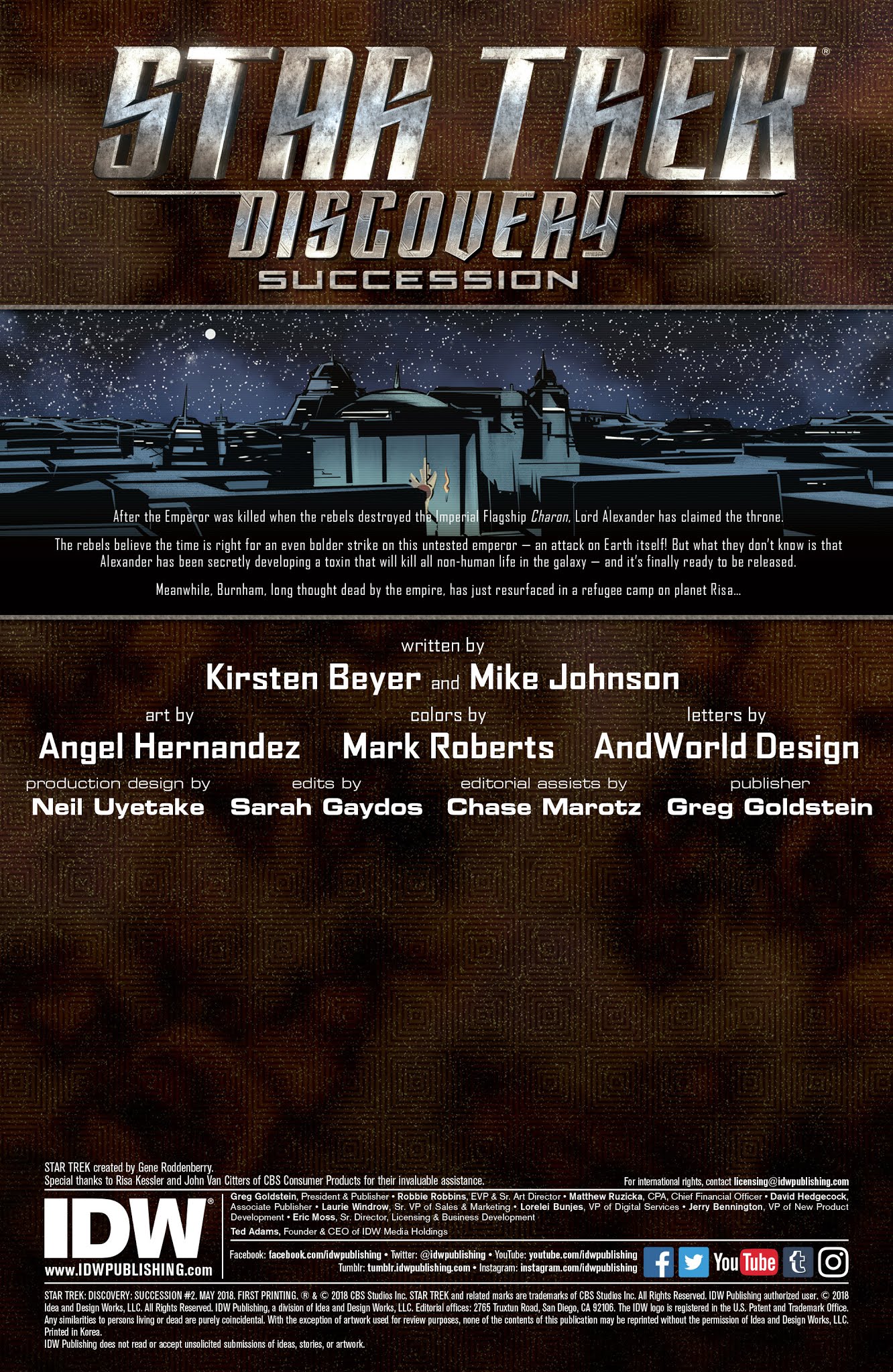 Read online Star Trek: Discovery: Succession comic -  Issue #2 - 2