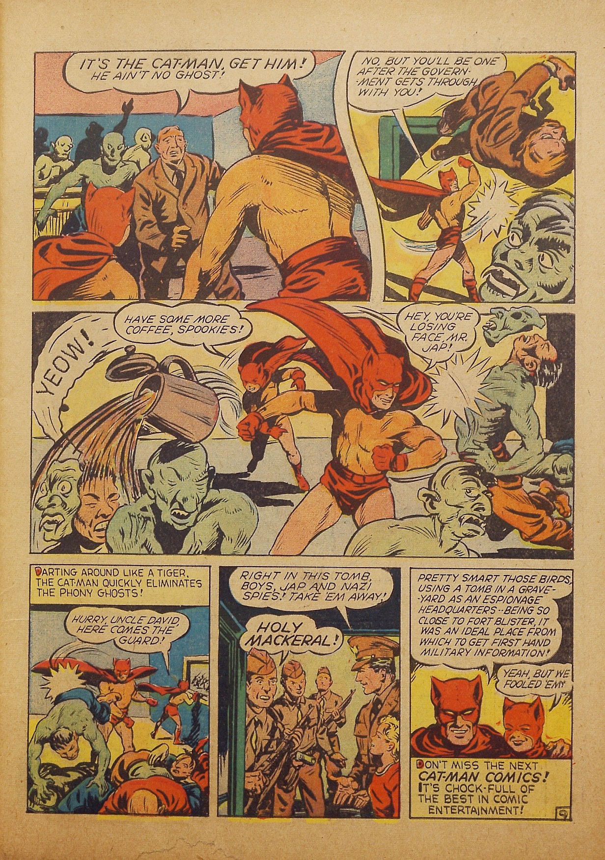 Read online Cat-Man Comics comic -  Issue #9 - 11