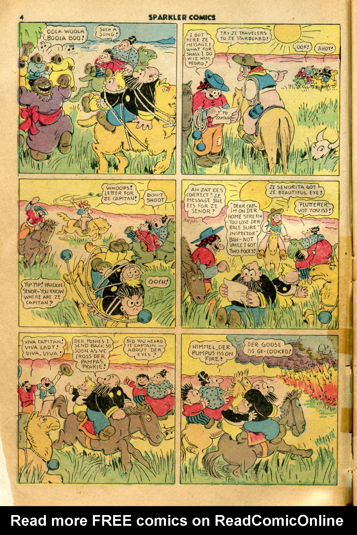 Read online Sparkler Comics comic -  Issue #23 - 6