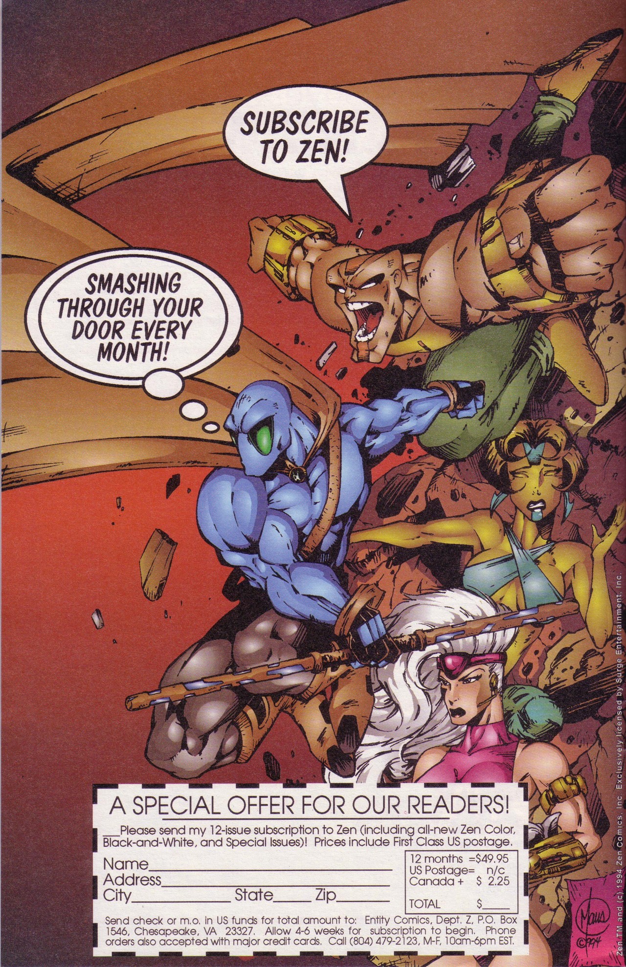 Read online Zen Intergalactic Ninja Color comic -  Issue #1 - 31