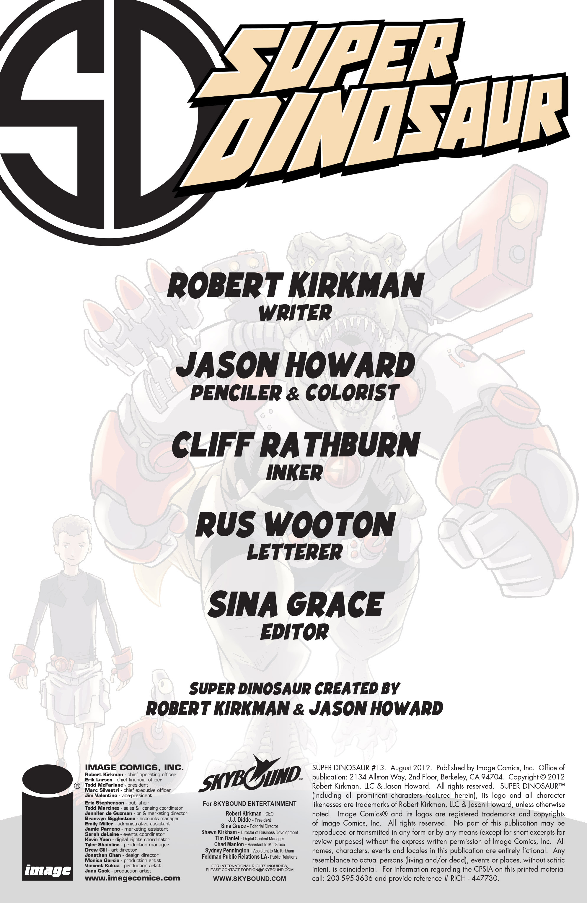 Read online Super Dinosaur (2011) comic -  Issue #13 - 2