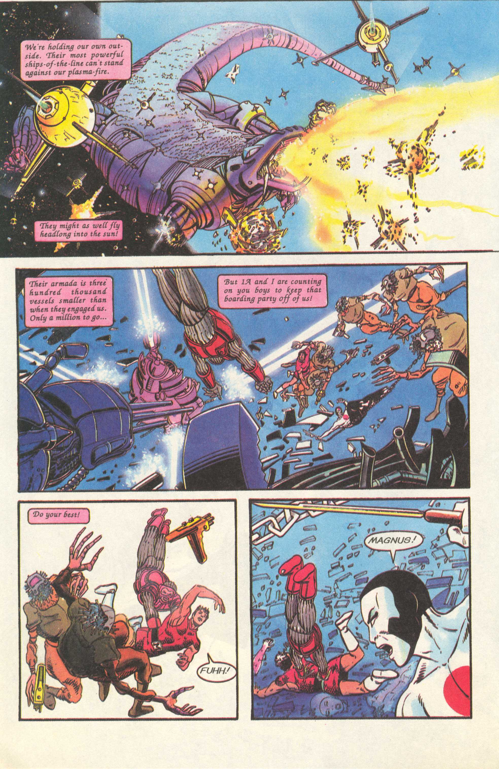 Read online Magnus Robot Fighter (1991) comic -  Issue #8 - 19