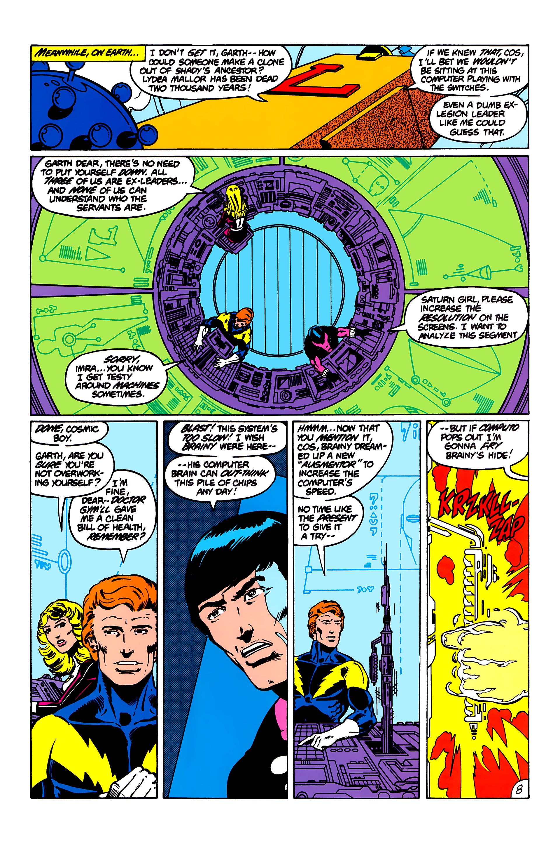 Read online Legion of Super-Heroes (1980) comic -  Issue #292 - 9