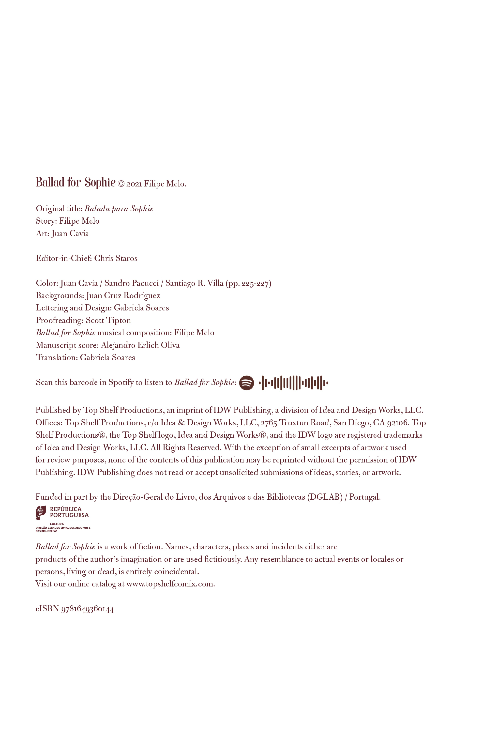 Read online Ballad for Sophie comic -  Issue # TPB (Part 3) - 108