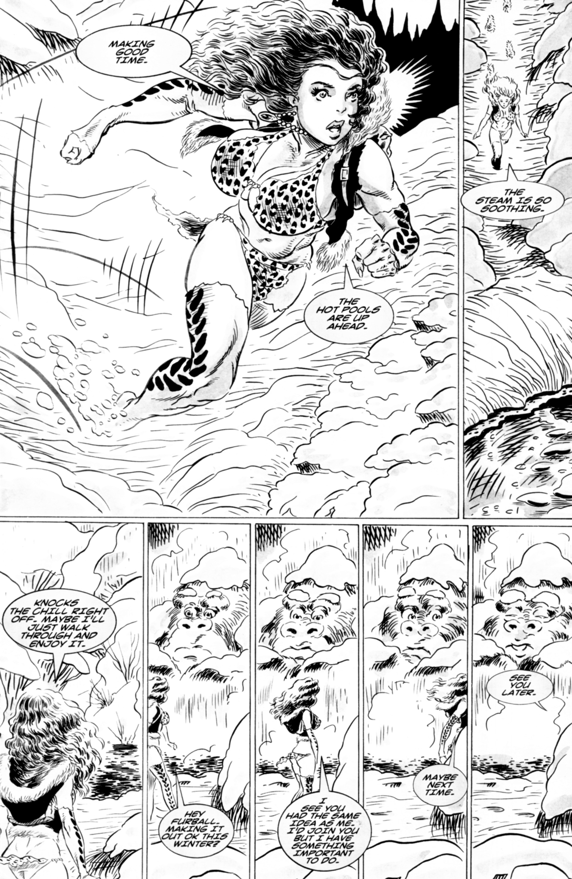 Read online Cavewoman: Snow comic -  Issue #3 - 13