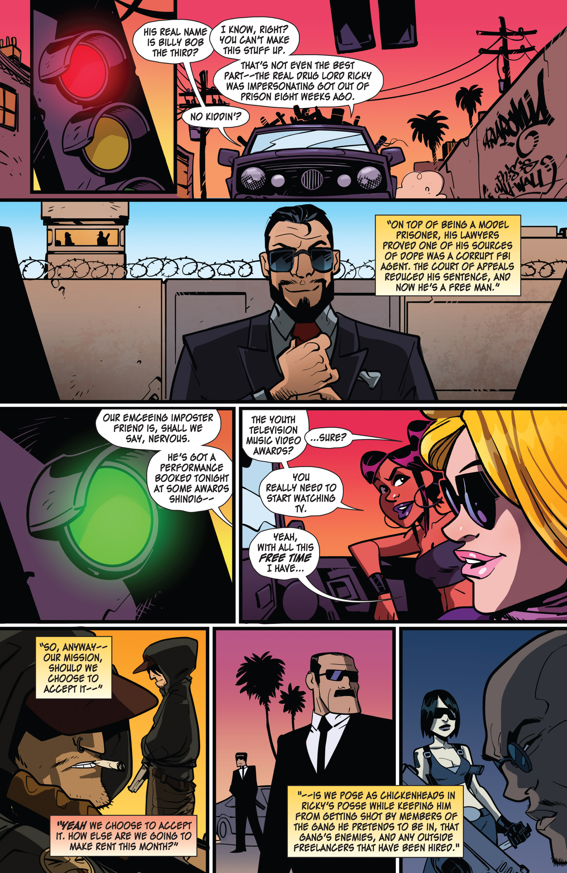 Read online Freelancers comic -  Issue #4 - 7