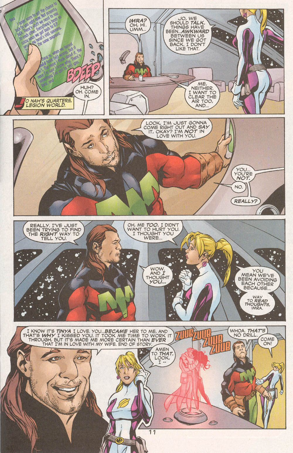 Read online The Legion comic -  Issue #10 - 12