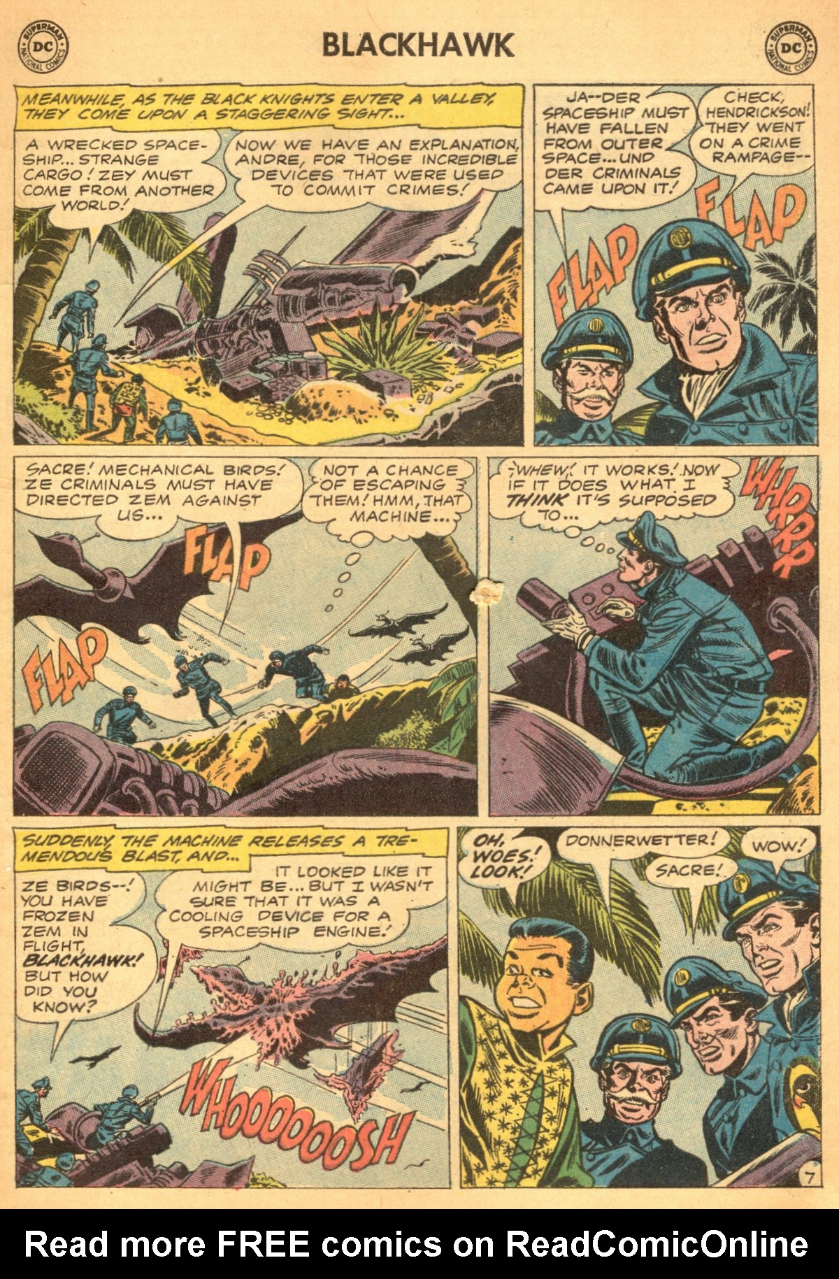 Read online Blackhawk (1957) comic -  Issue #166 - 9