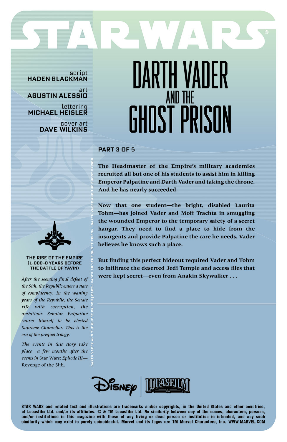 Read online Star Wars: Darth Vader and the Ghost Prison comic -  Issue #3 - 2