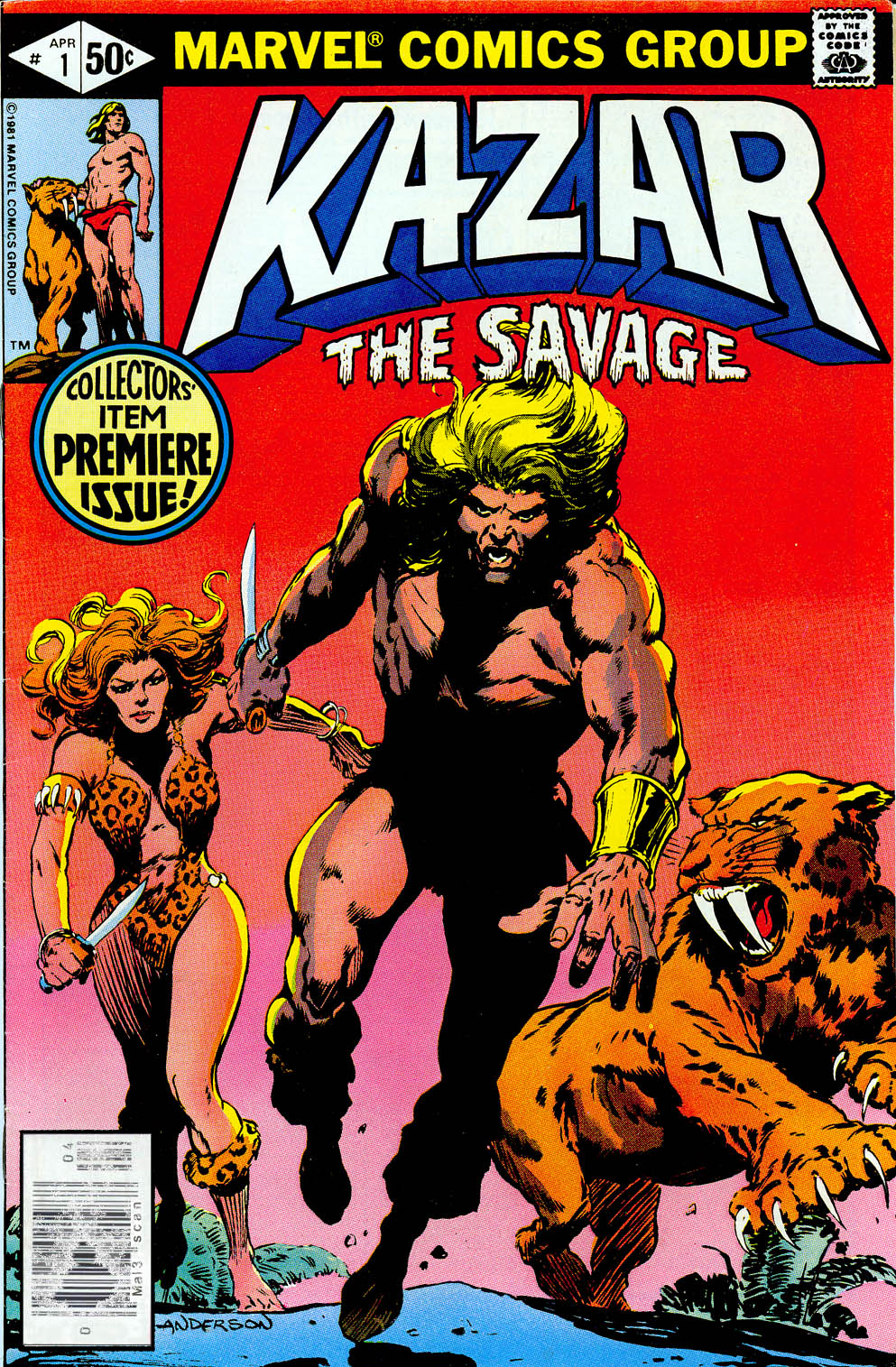 Read online Ka-Zar the Savage comic -  Issue #1 - 1