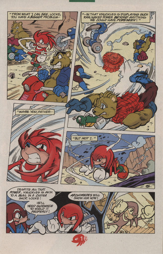 Read online Knuckles the Echidna comic -  Issue #14 - 23
