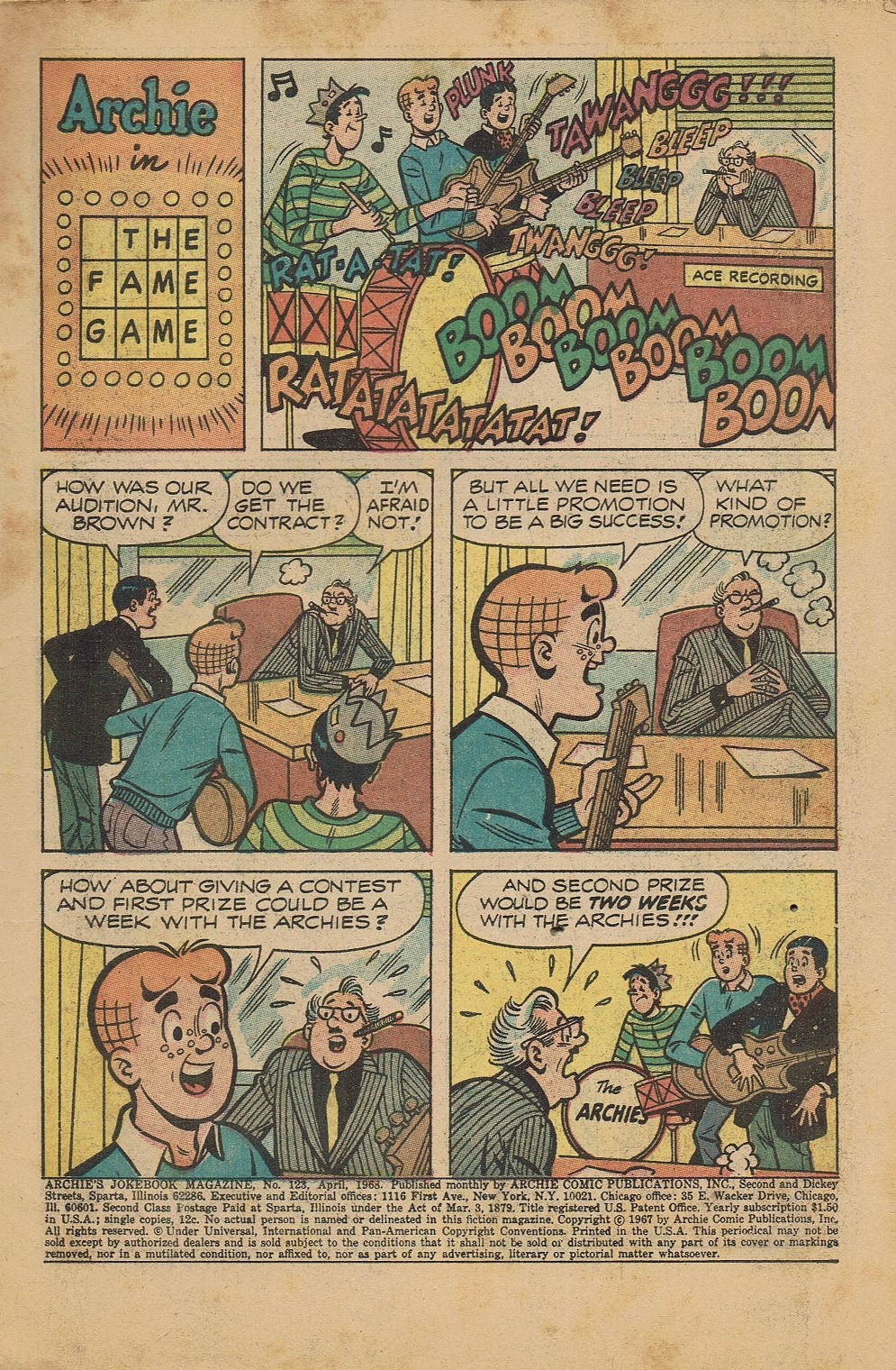 Read online Archie's Joke Book Magazine comic -  Issue #123 - 3