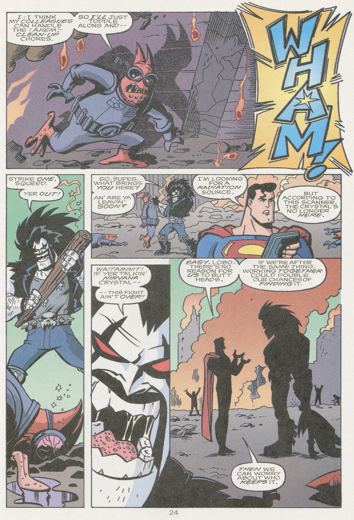 Read online Superman Adventures comic -  Issue # _Special - Superman vs Lobo - 25