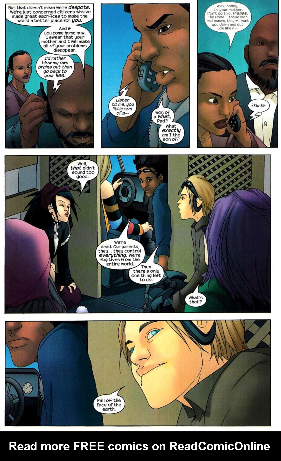 Read online Runaways (2003) comic -  Issue #6 - 17