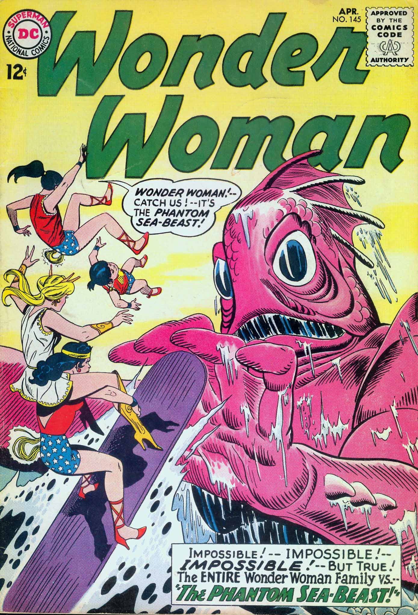 Read online Wonder Woman (1942) comic -  Issue #145 - 1