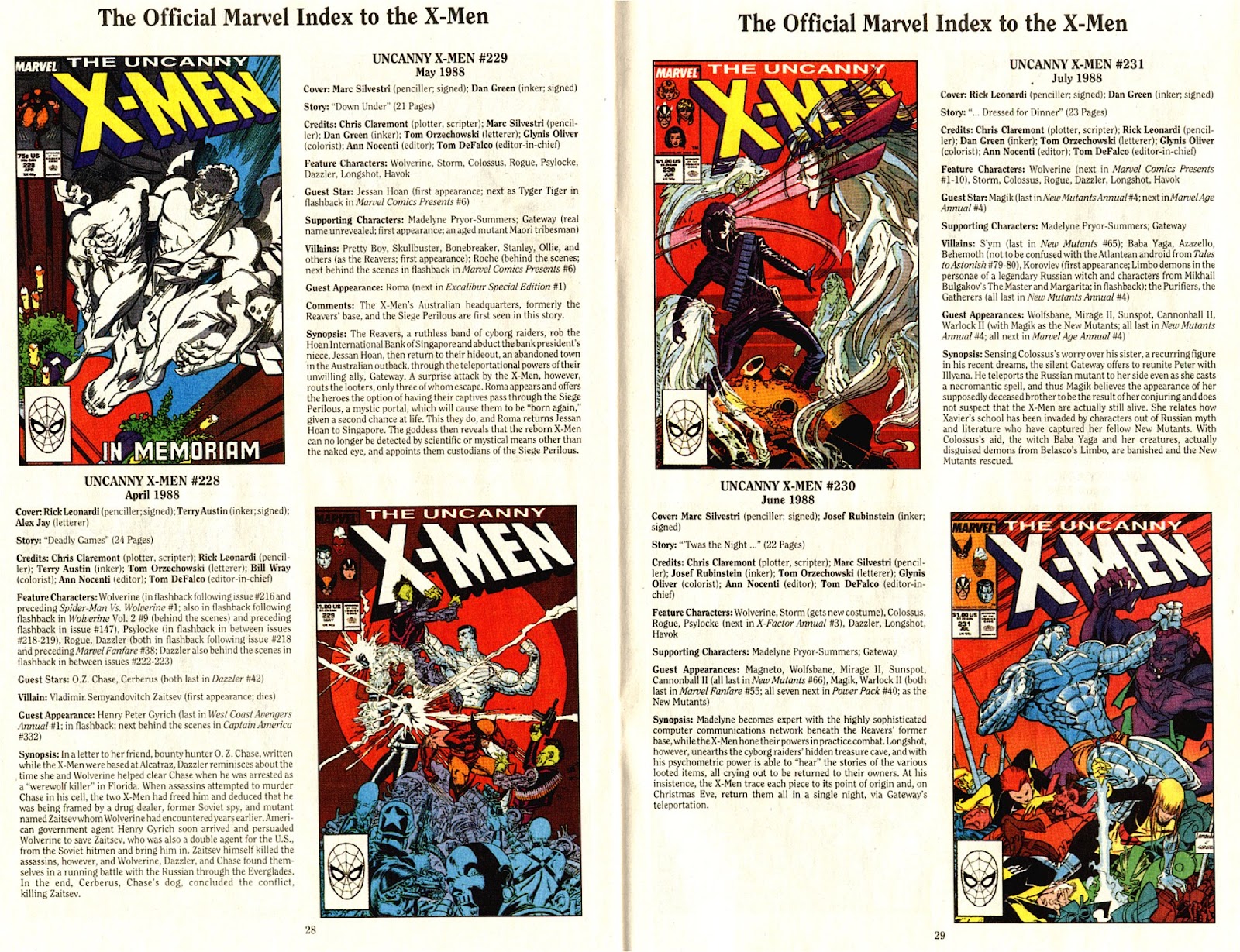 The Official Marvel Index To The X-Men (1994) issue 4 - Page 16
