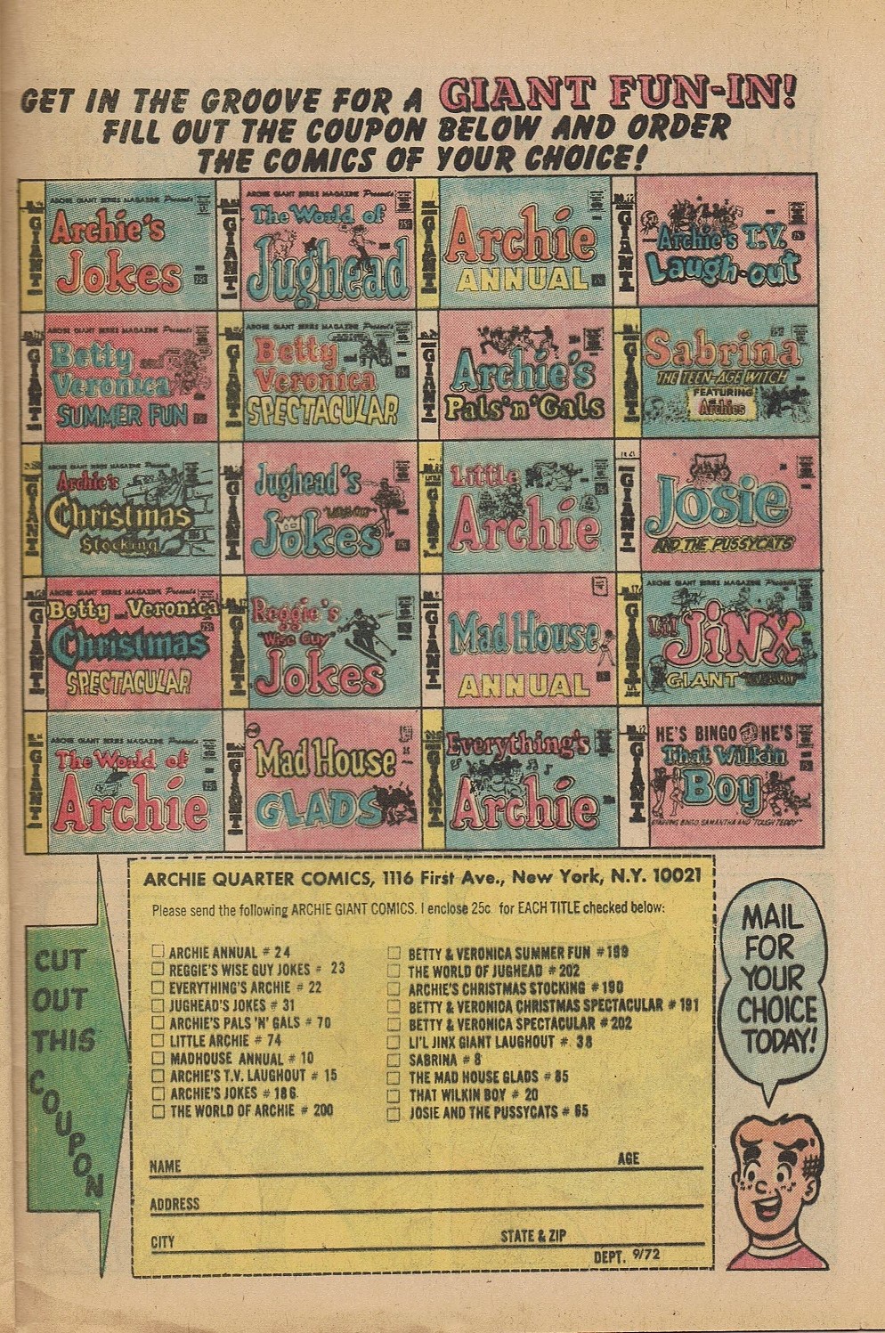 Read online Reggie and Me (1966) comic -  Issue #57 - 36