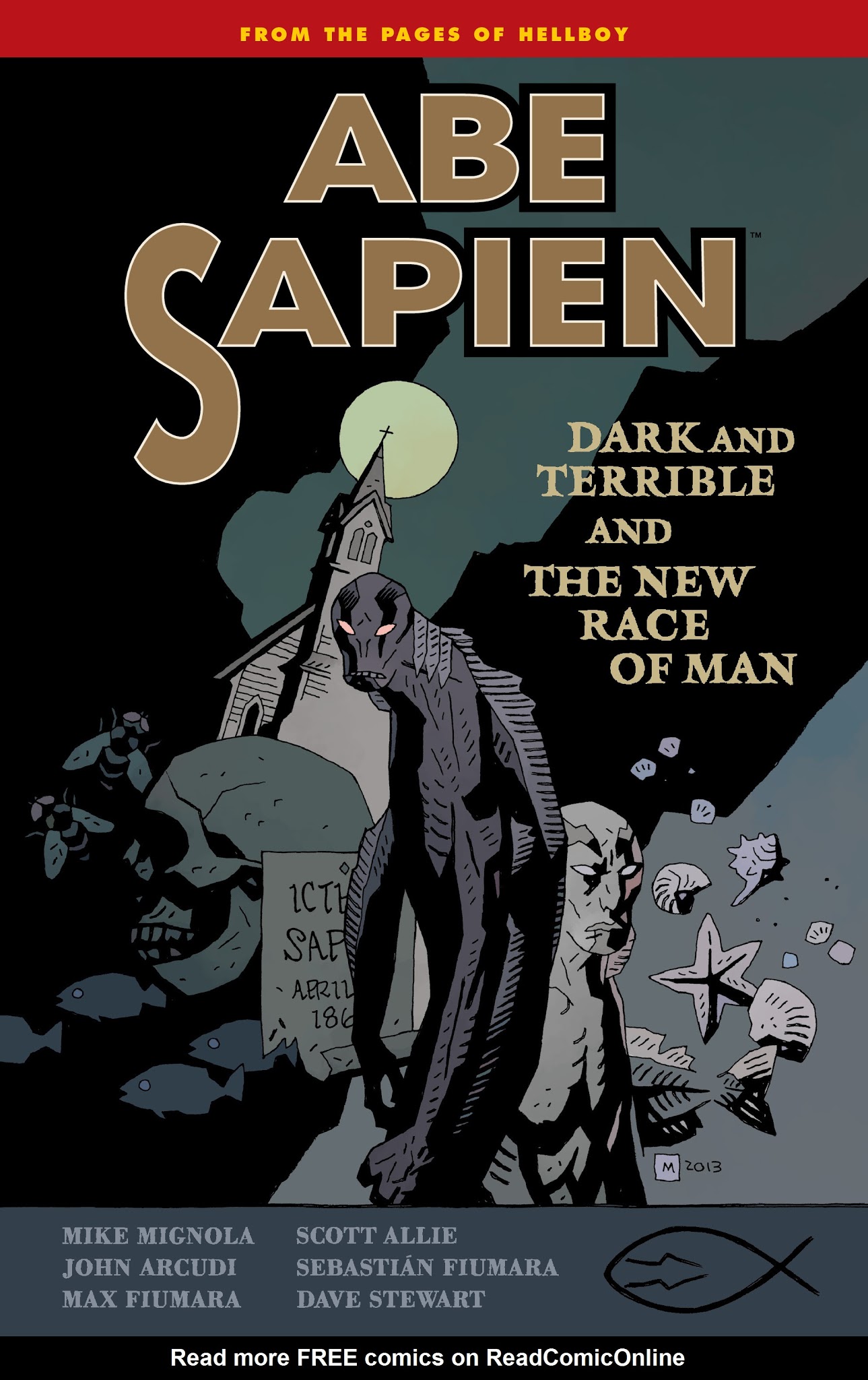 Read online Abe Sapien: Dark and Terrible and The New Race of Man comic -  Issue # TPB - 1