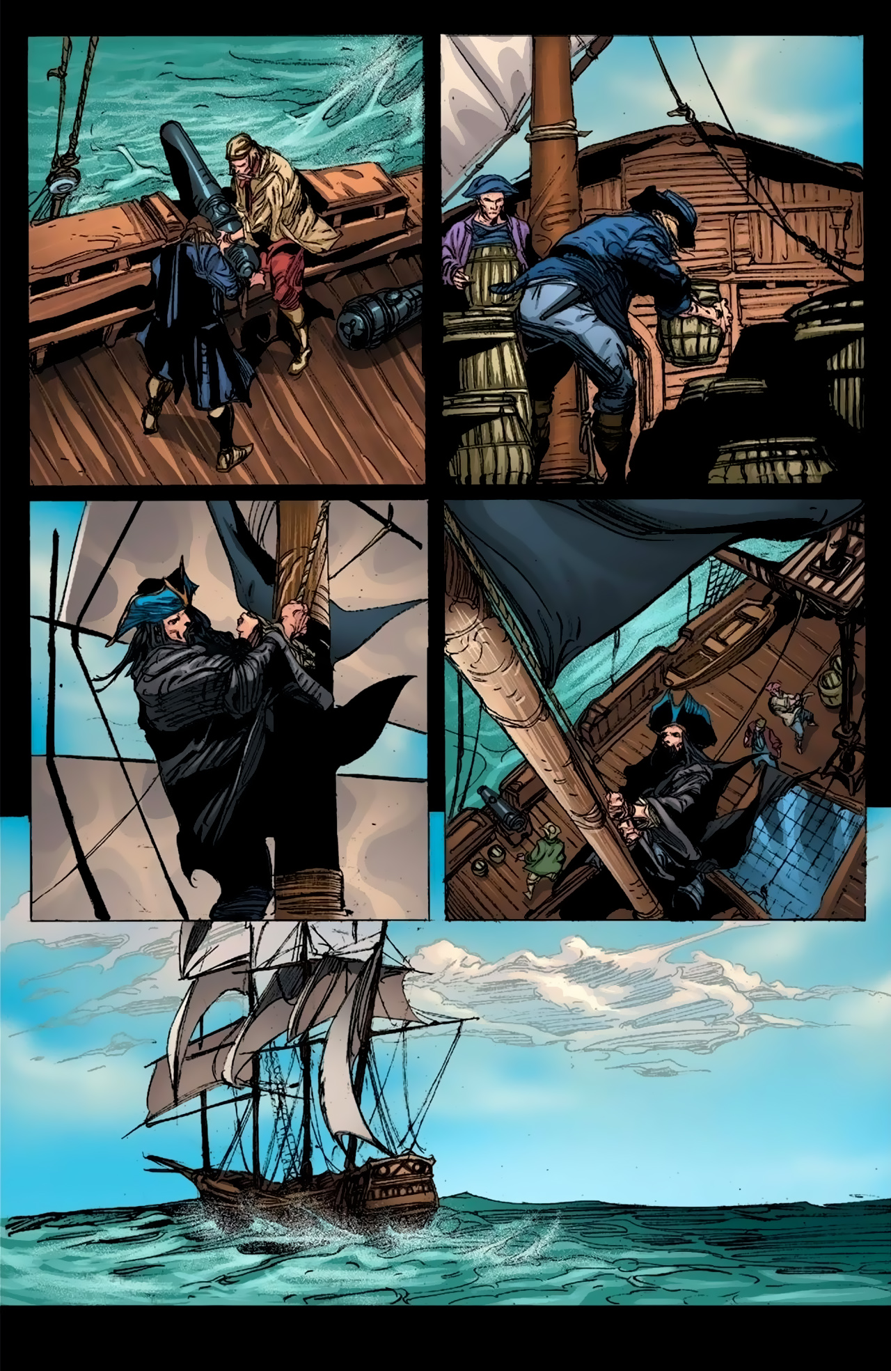 Read online Blackbeard: Legend of the Pyrate King comic -  Issue #5 - 18