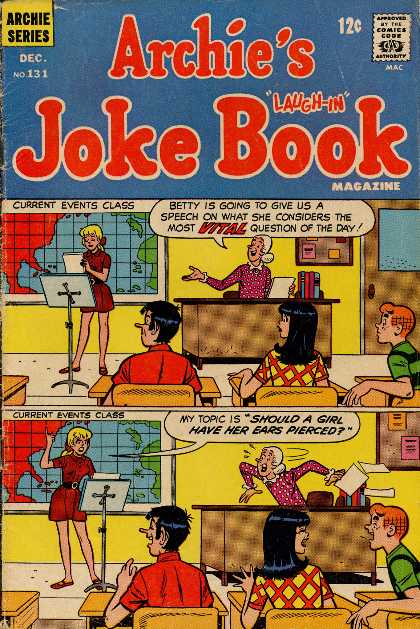 Read online Archie's Joke Book Magazine comic -  Issue #131 - 1