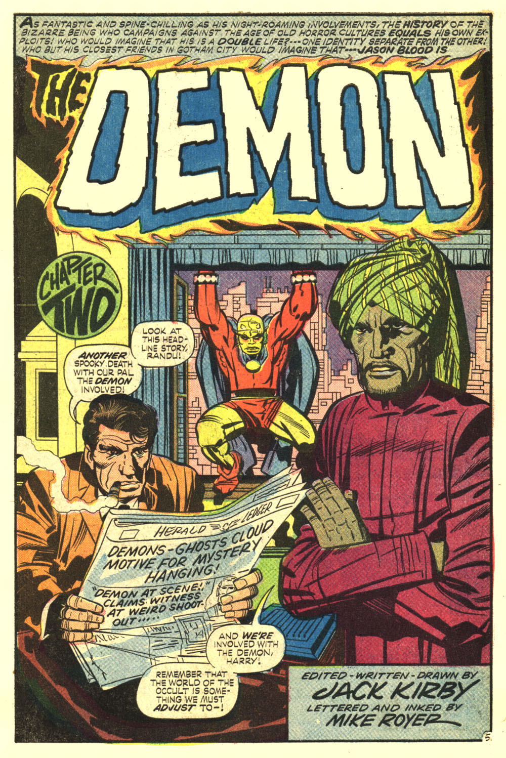 Read online The Demon (1972) comic -  Issue #4 - 6