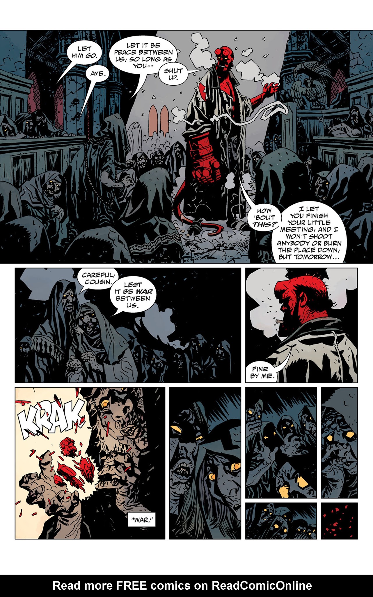 Read online Hellboy: Darkness Calls comic -  Issue # TPB - 54