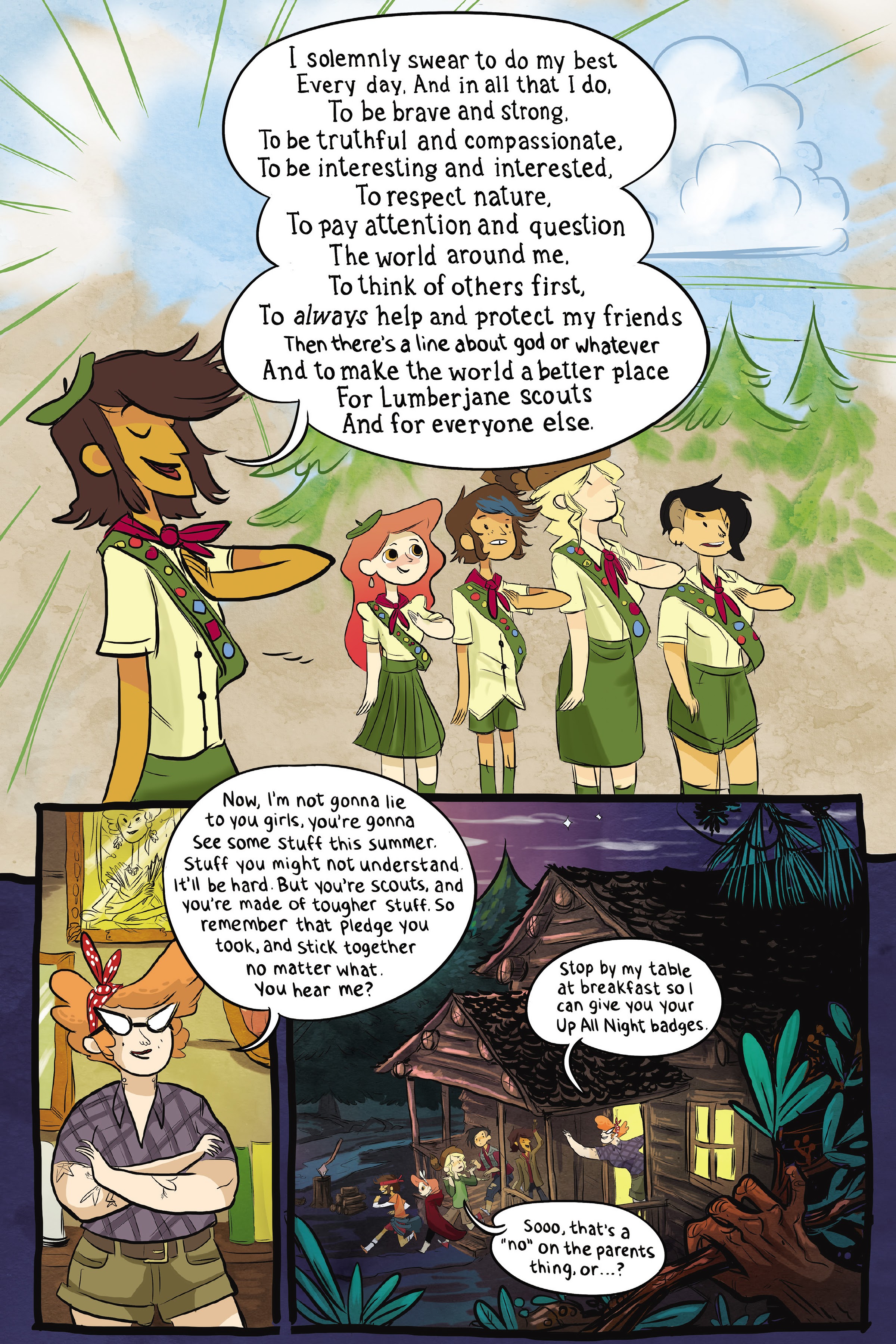 Read online Lumberjanes: The Infernal Compass comic -  Issue # TPB - 122