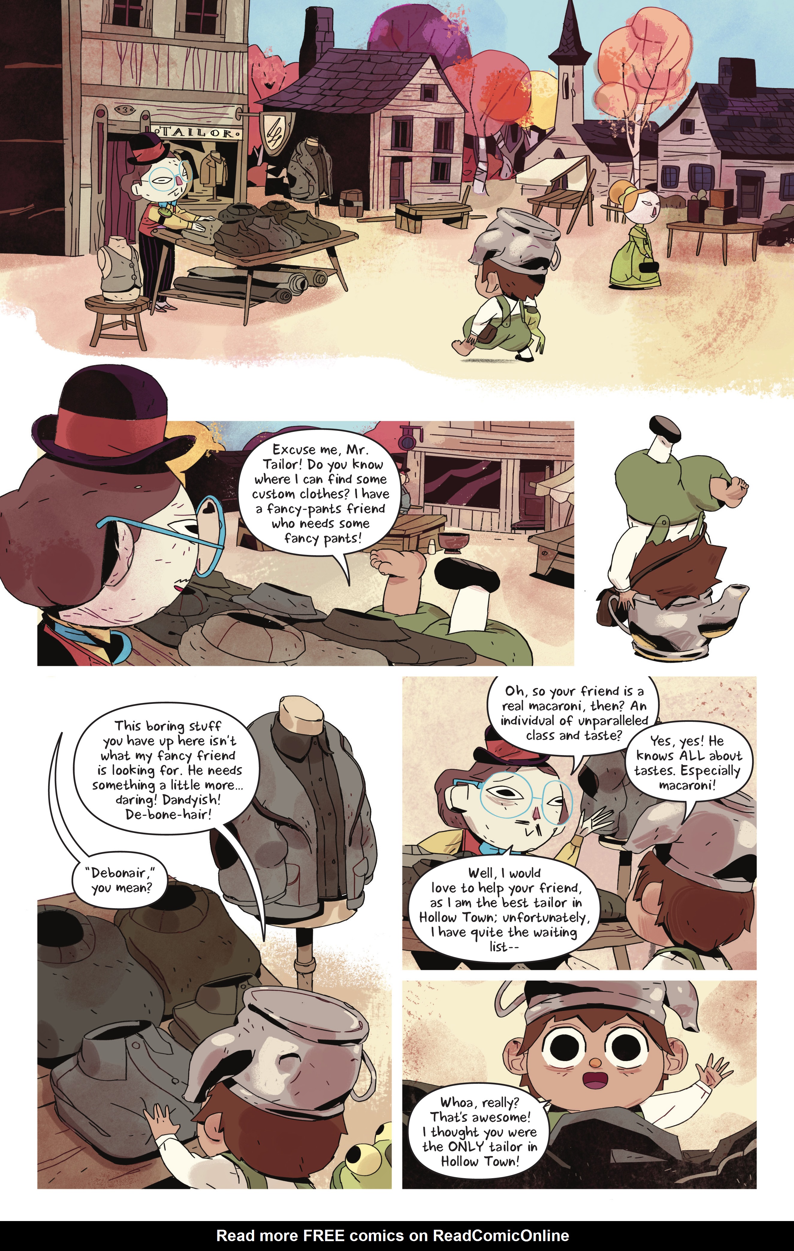 Read online Over the Garden Wall: Hollow Town comic -  Issue # TPB - 28