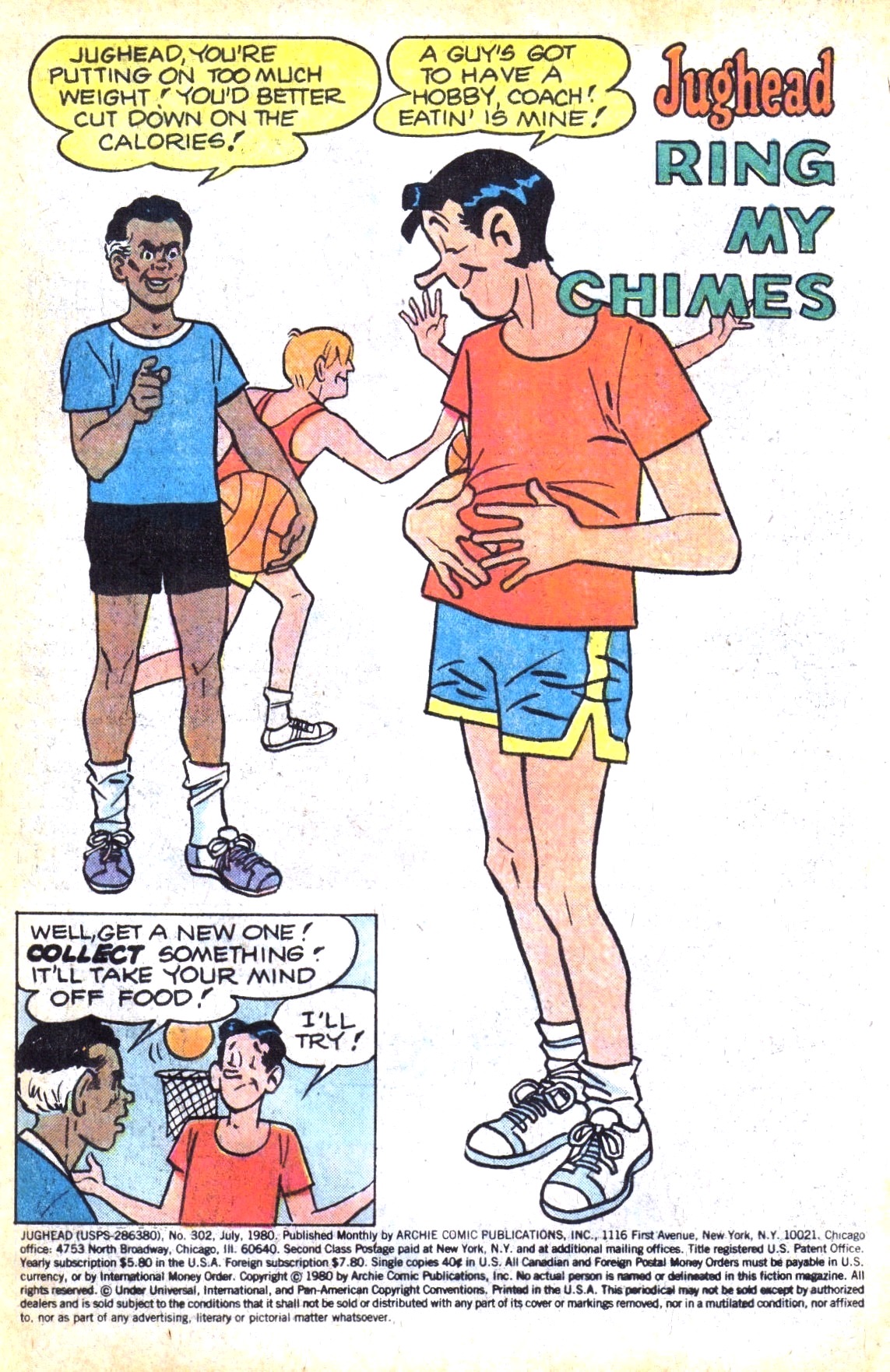 Read online Jughead (1965) comic -  Issue #302 - 3