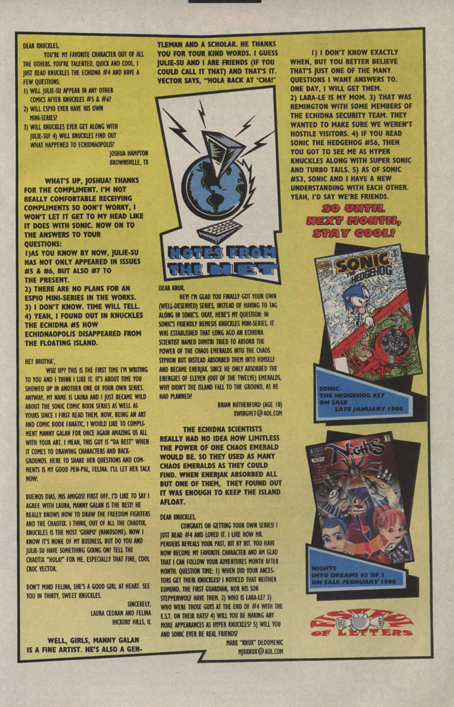 Read online Knuckles the Echidna comic -  Issue #10 - 33