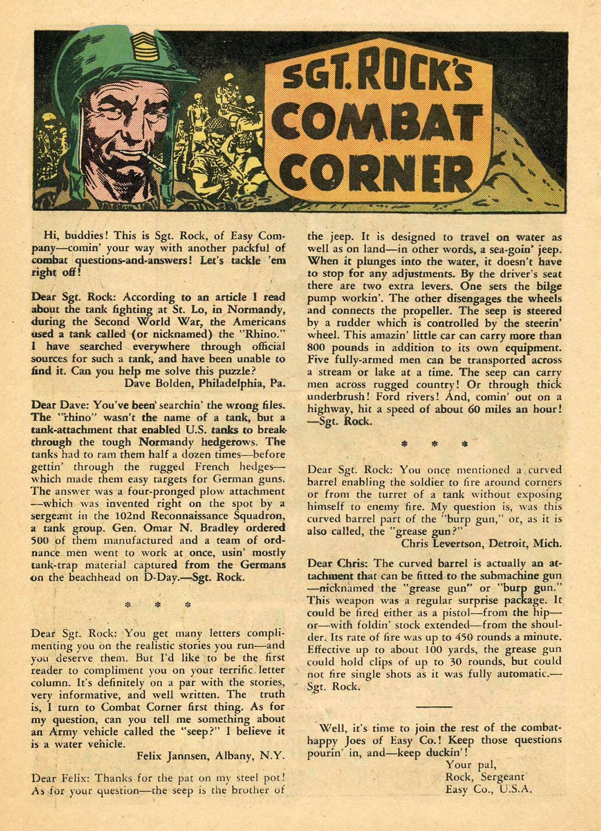 Read online Our Army at War (1952) comic -  Issue #144 - 22