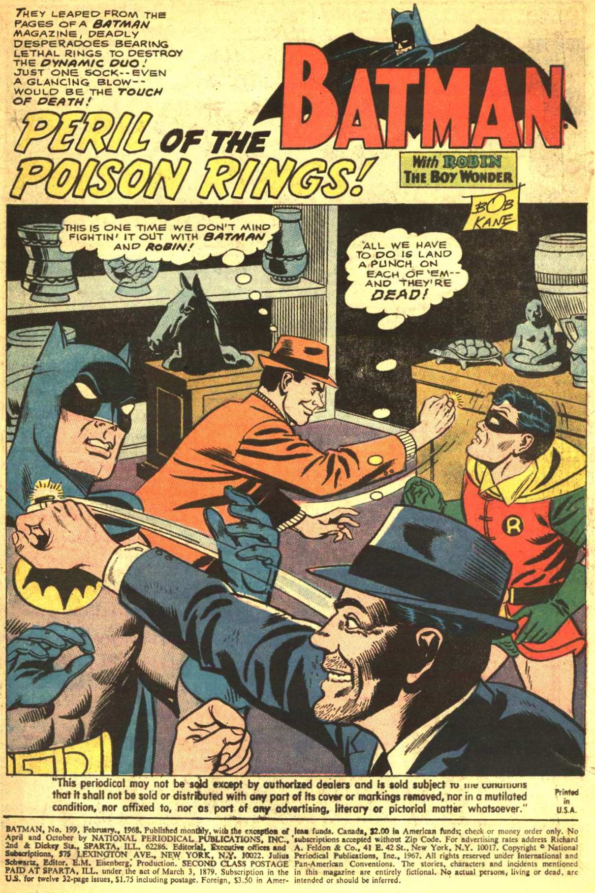 Read online Batman (1940) comic -  Issue #199 - 2