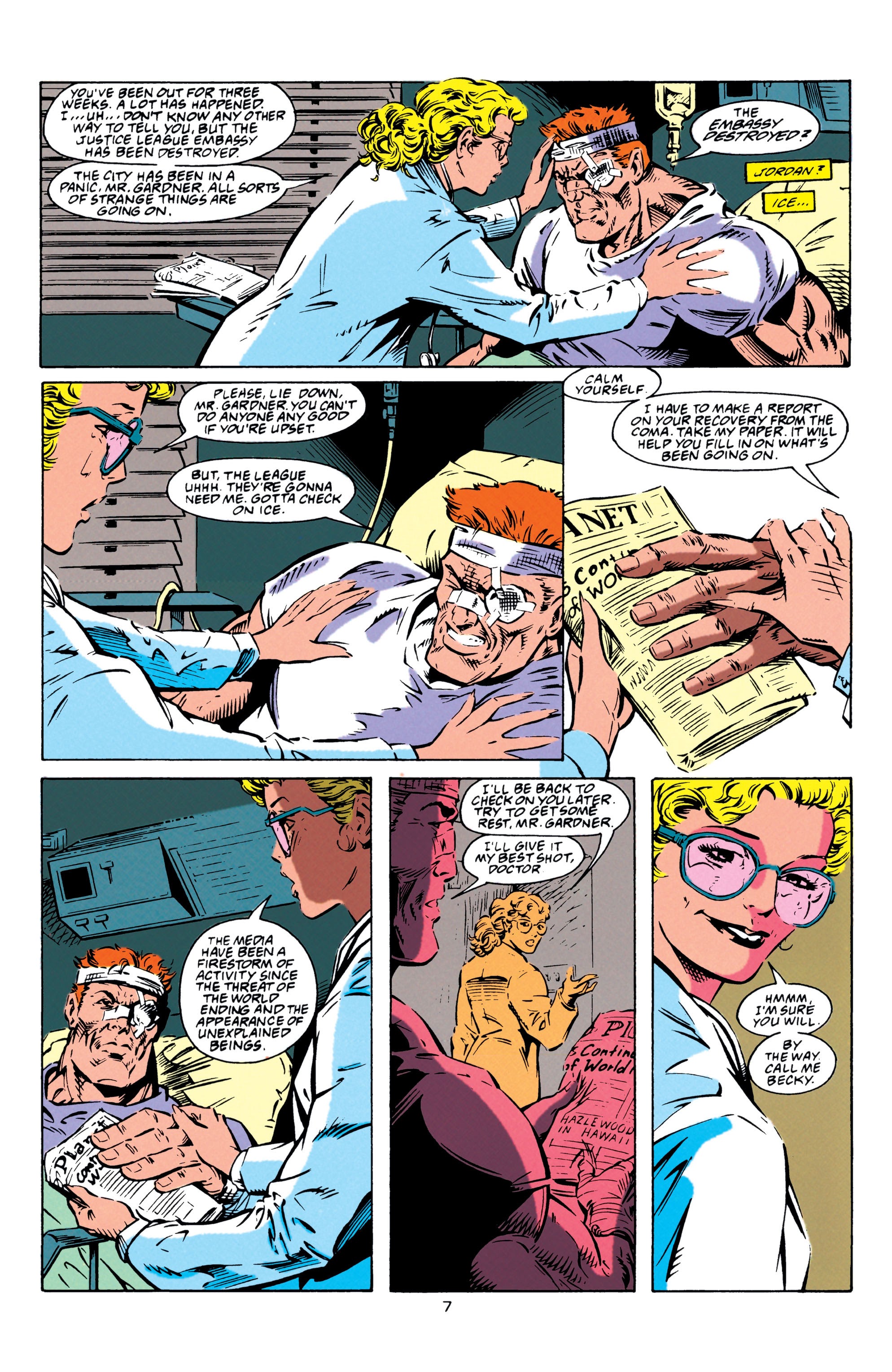 Read online Guy Gardner: Warrior comic -  Issue #22 - 7