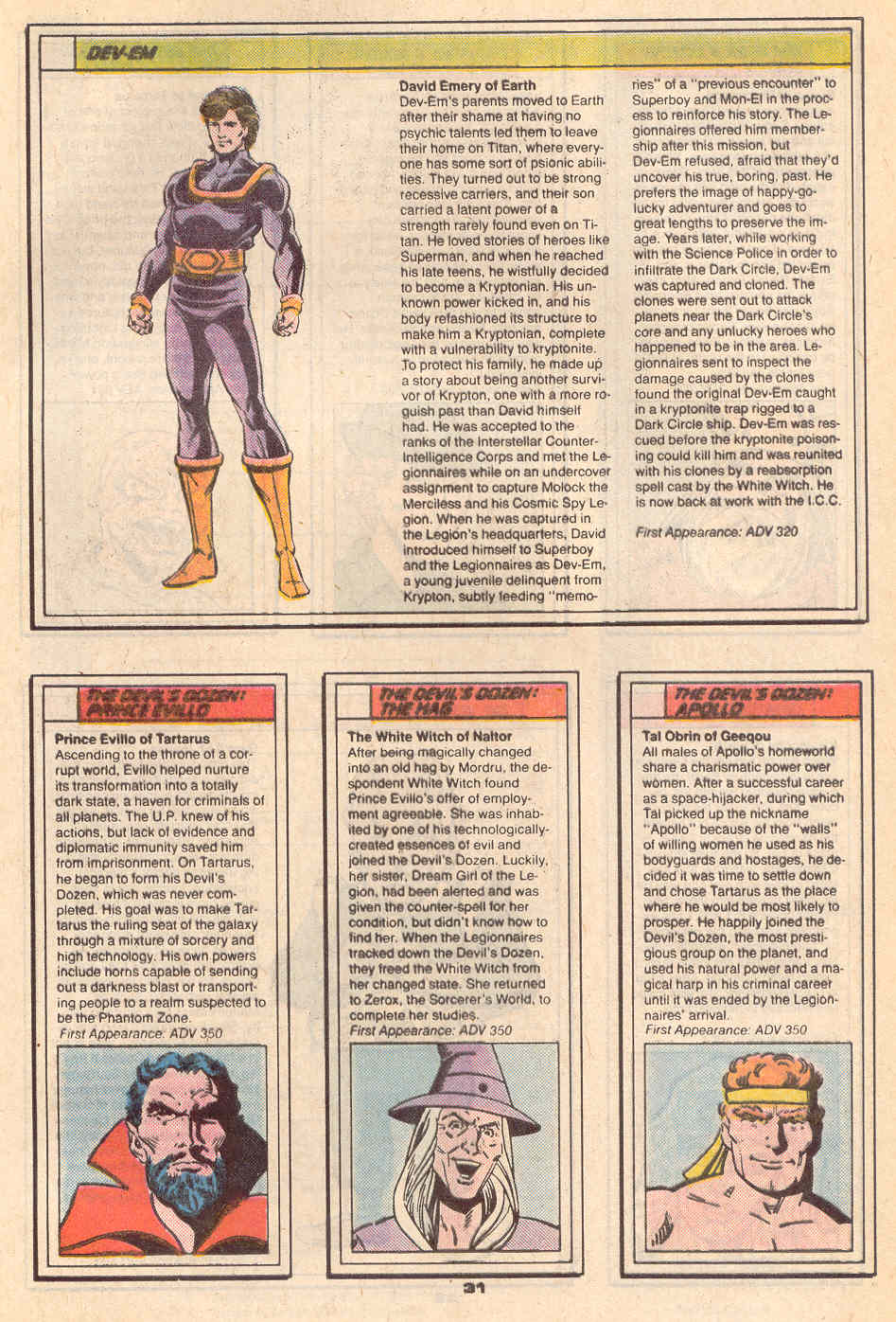 Read online Who's Who in the Legion of Super-Heroes comic -  Issue #1 - 33