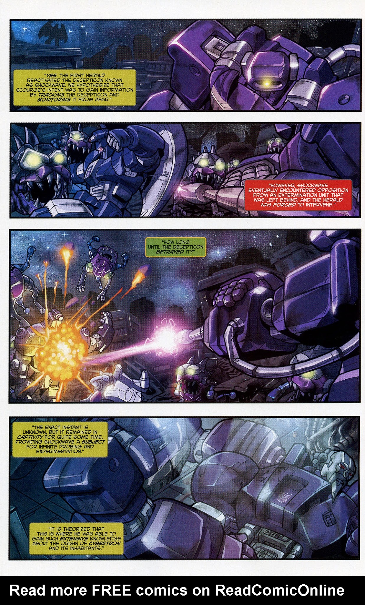 Read online Transformers: Generation 1 (2004) comic -  Issue #0 - 8