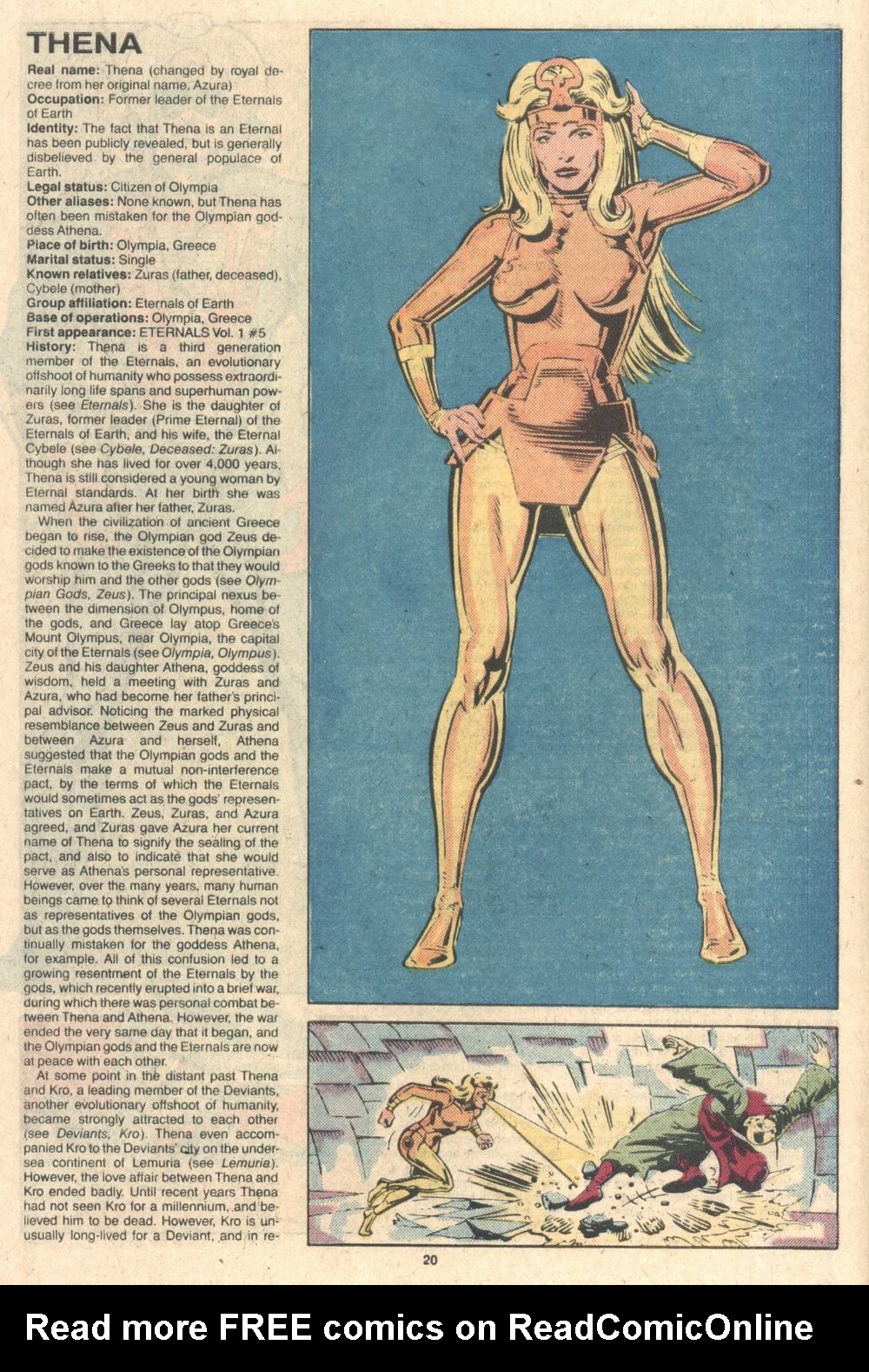 Read online The Official Handbook of the Marvel Universe Deluxe Edition comic -  Issue #13 - 22