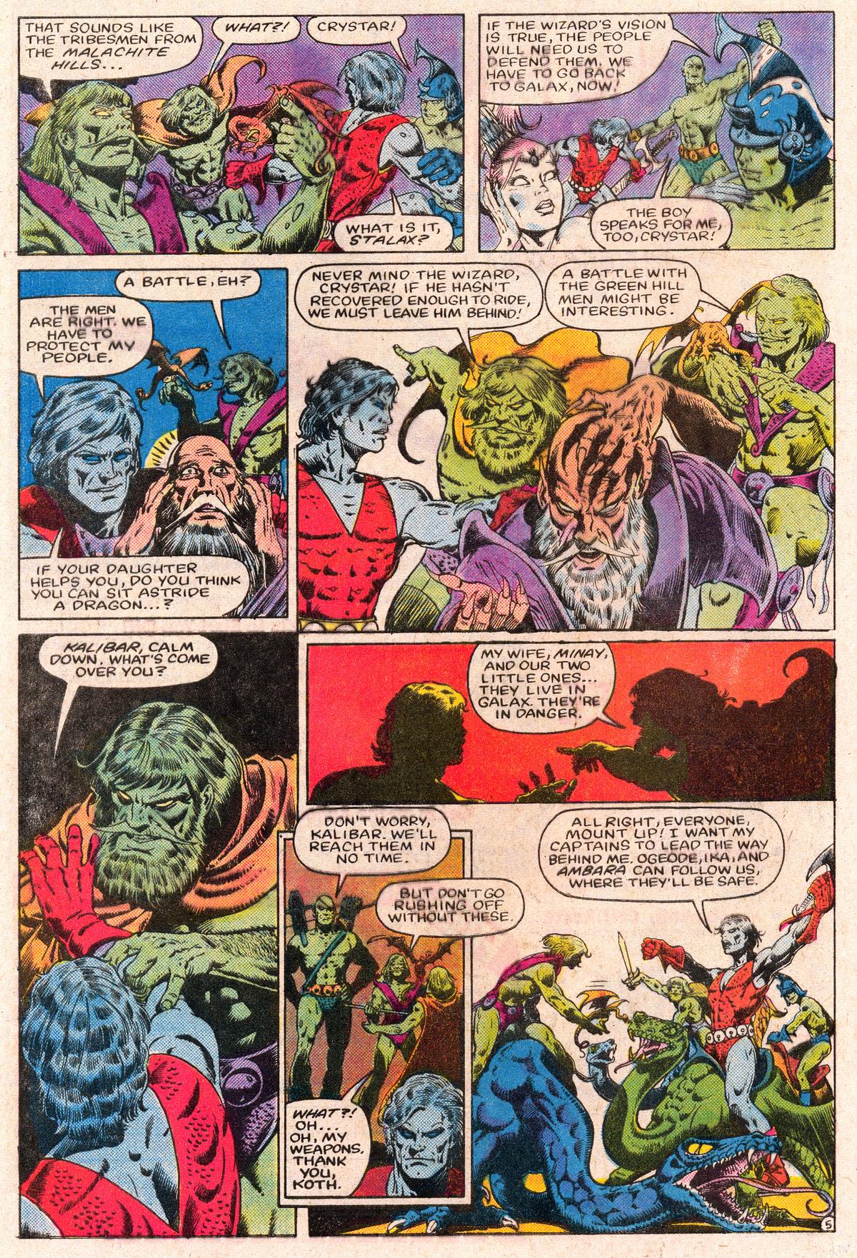 Read online The Saga of Crystar, Crystal Warrior comic -  Issue #7 - 6