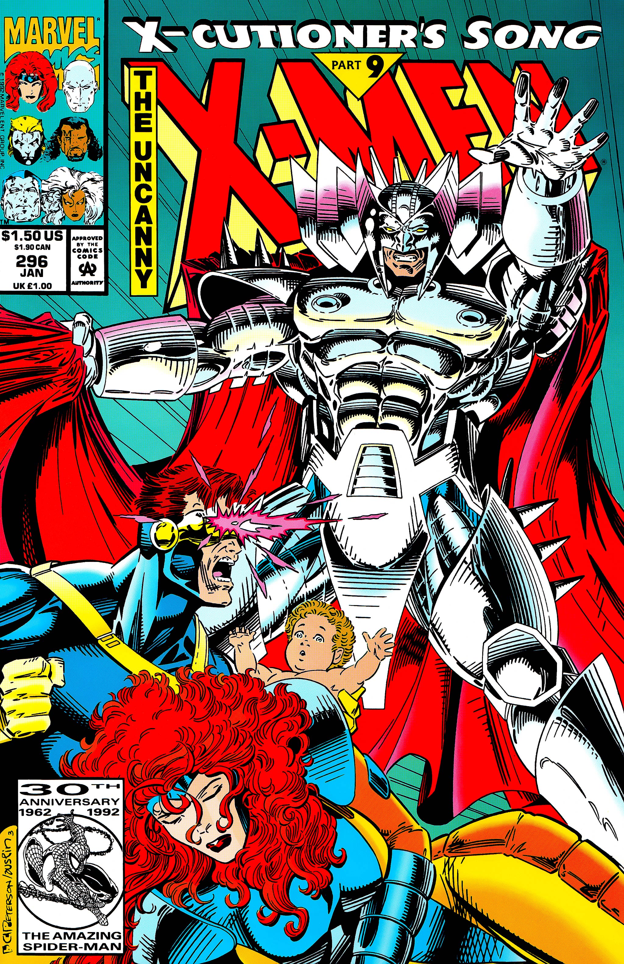Read online Uncanny X-Men (1963) comic -  Issue #296 - 1