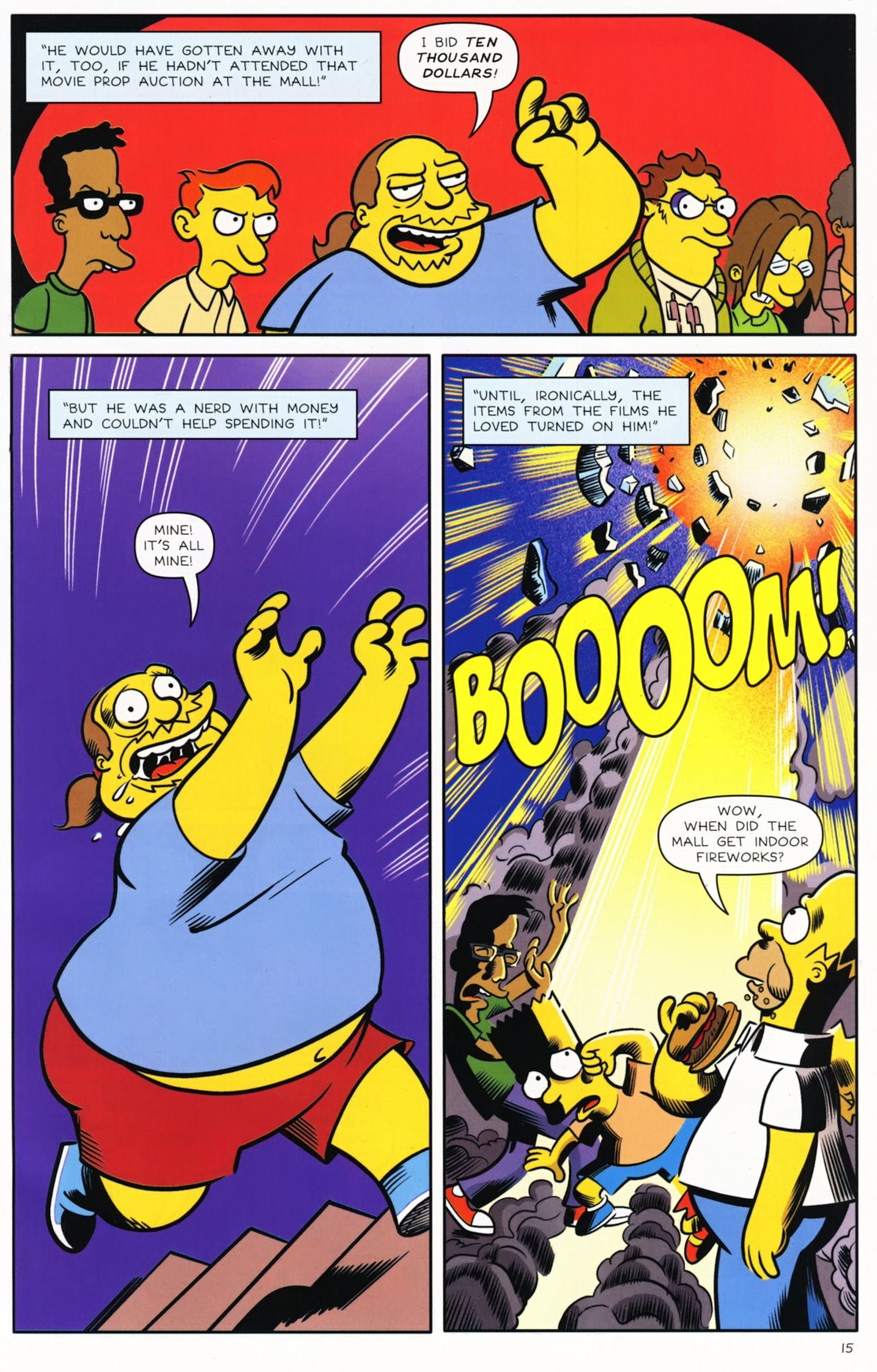Read online Bongo Comics presents Comic Book Guy: The Comic Book comic -  Issue #5 - 17