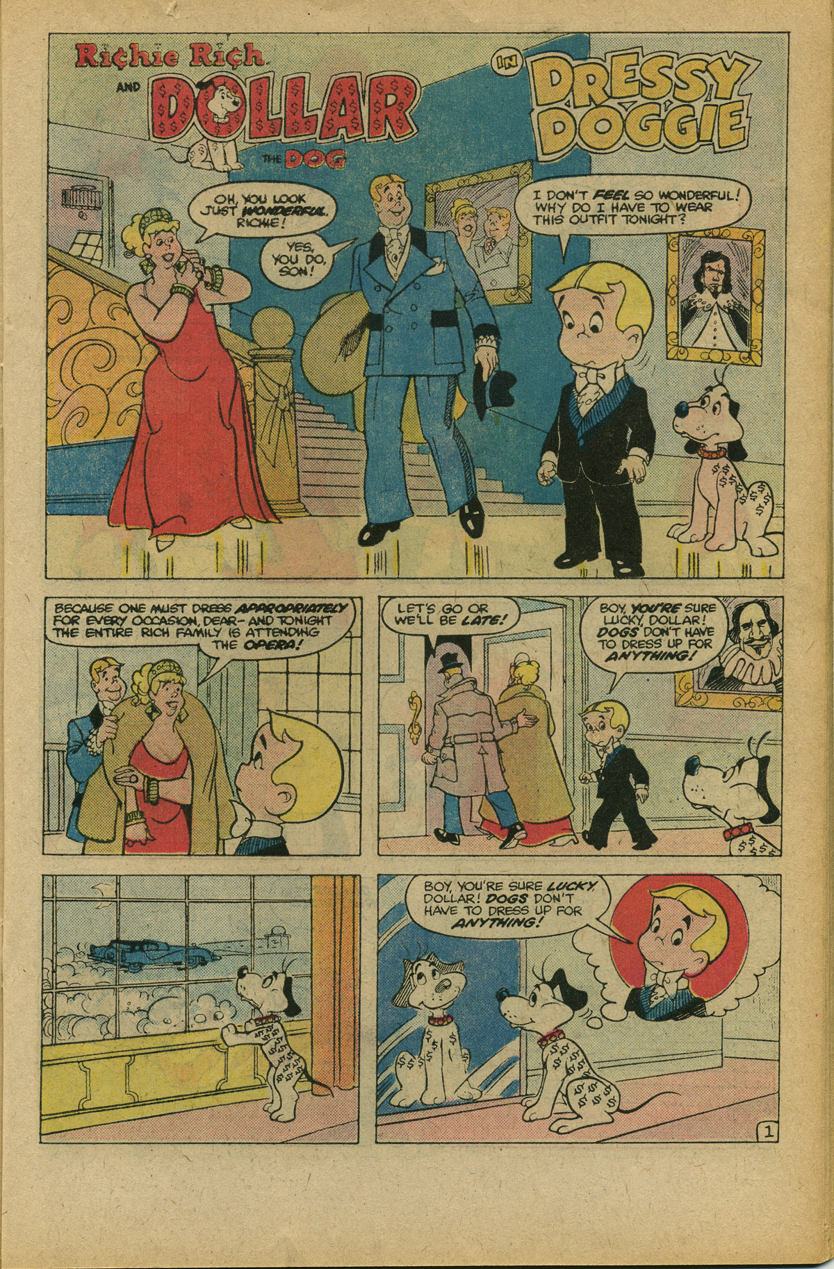 Read online Richie Rich & Dollar the Dog comic -  Issue #1 - 19