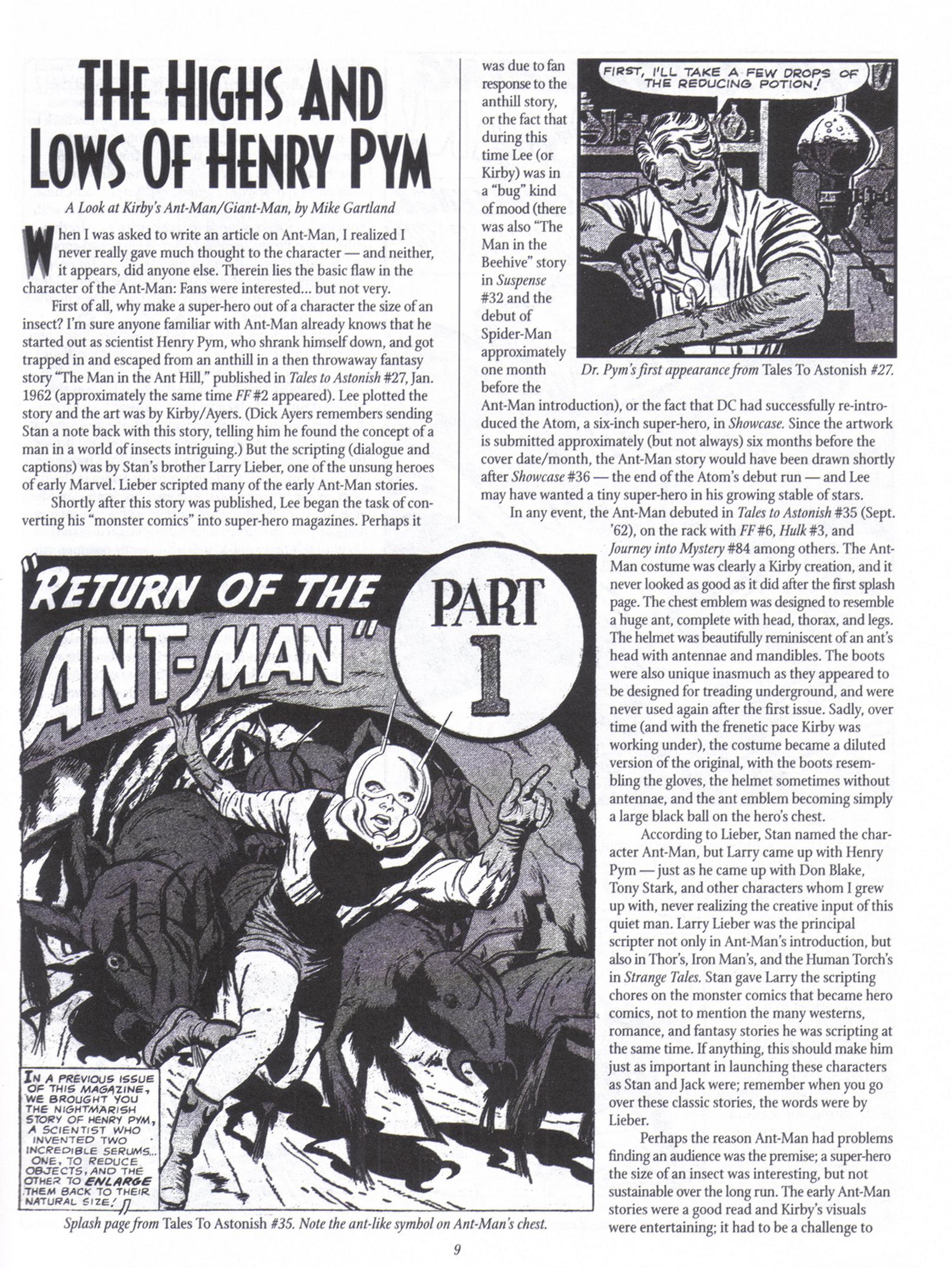 Read online The Jack Kirby Collector comic -  Issue #18 - 9