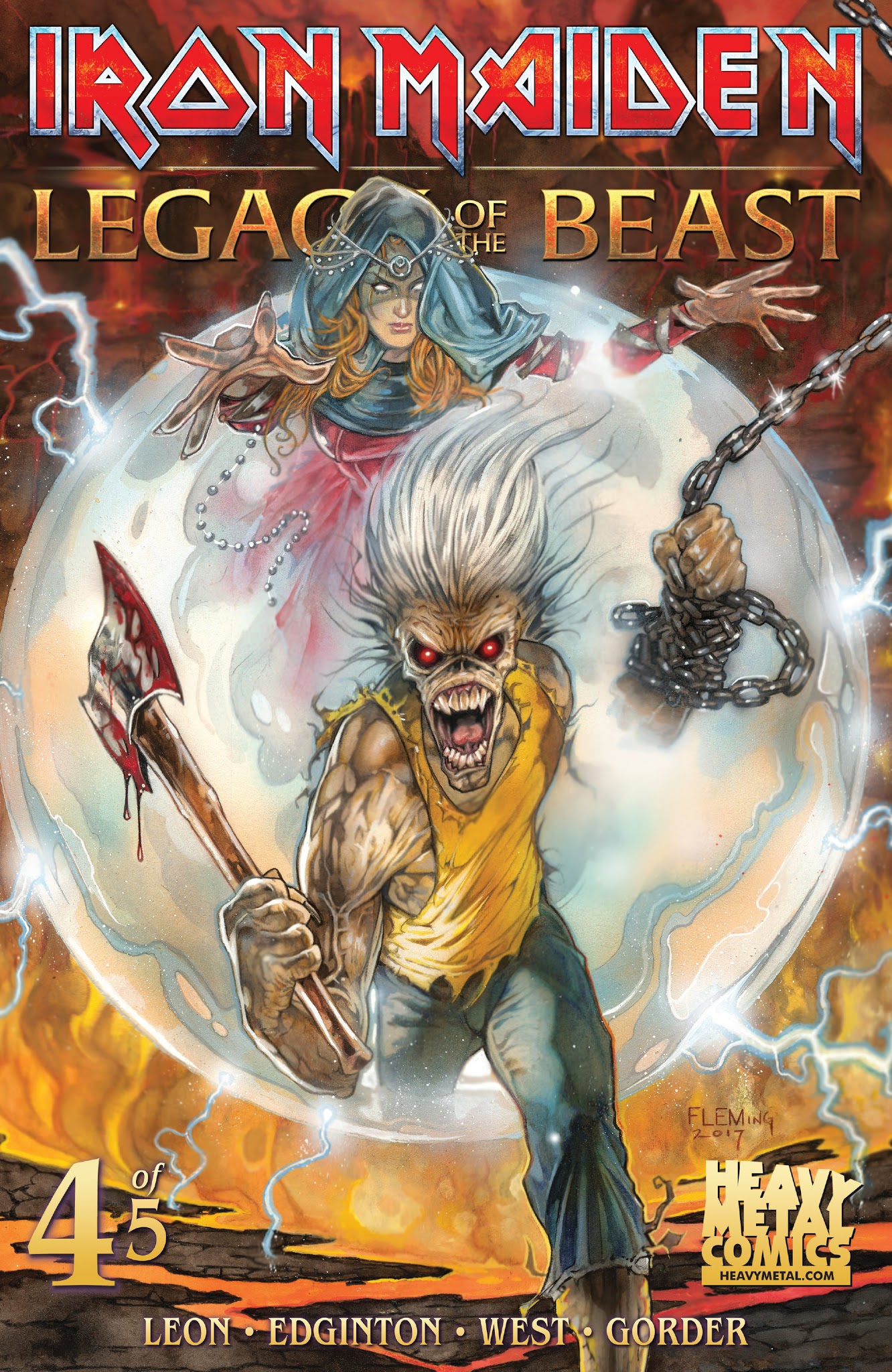 Read online Iron Maiden: Legacy of the Beast comic -  Issue #4 - 1