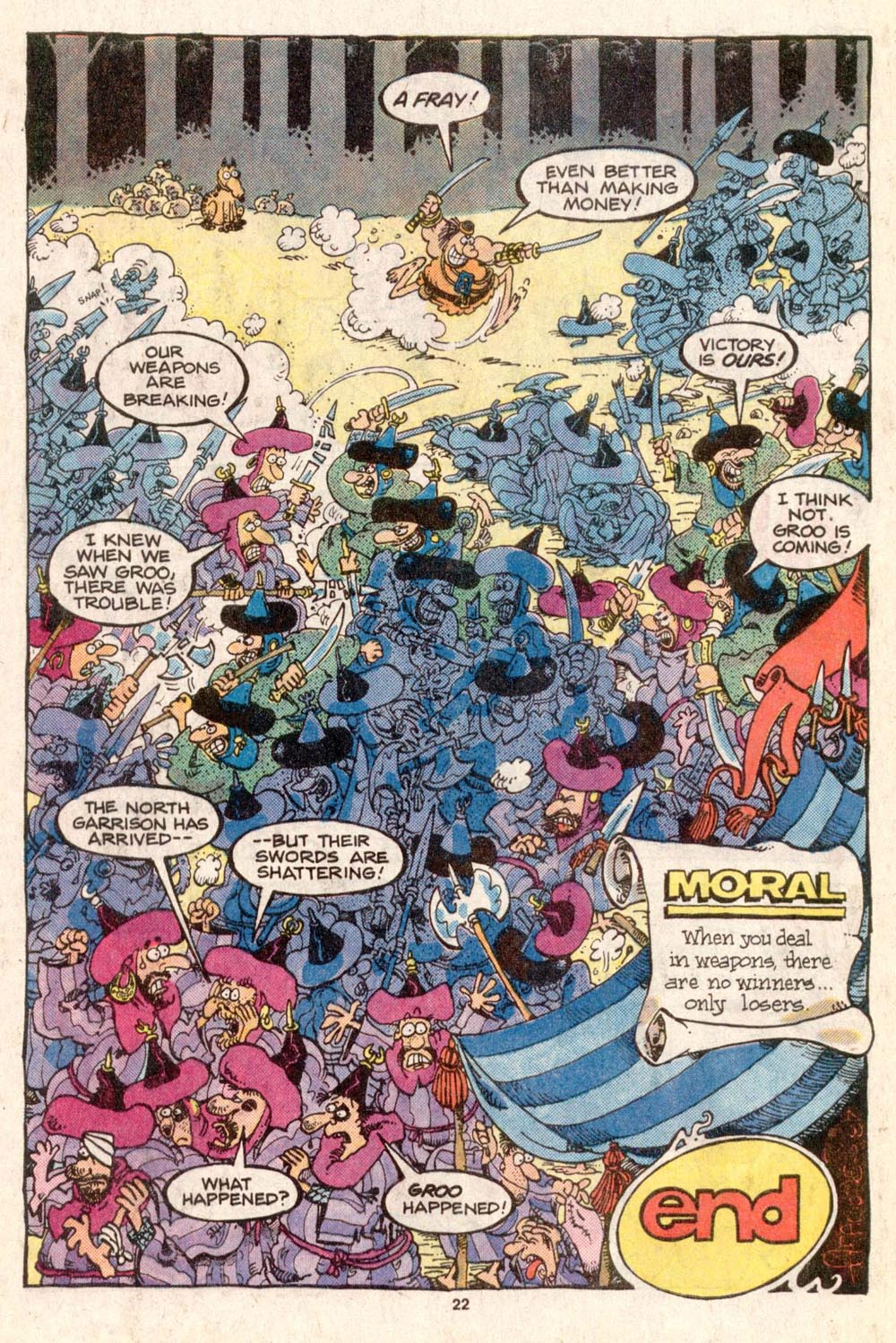 Read online Sergio Aragonés Groo the Wanderer comic -  Issue #31 - 22