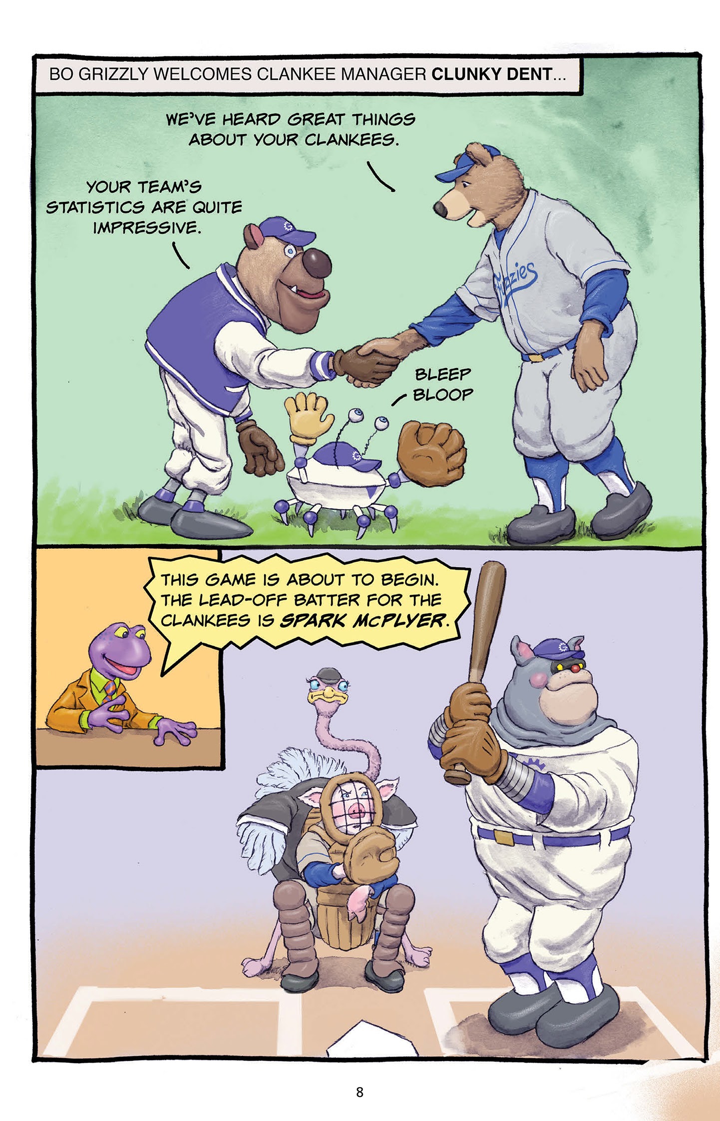Read online Fuzzy Baseball comic -  Issue #3 - 10