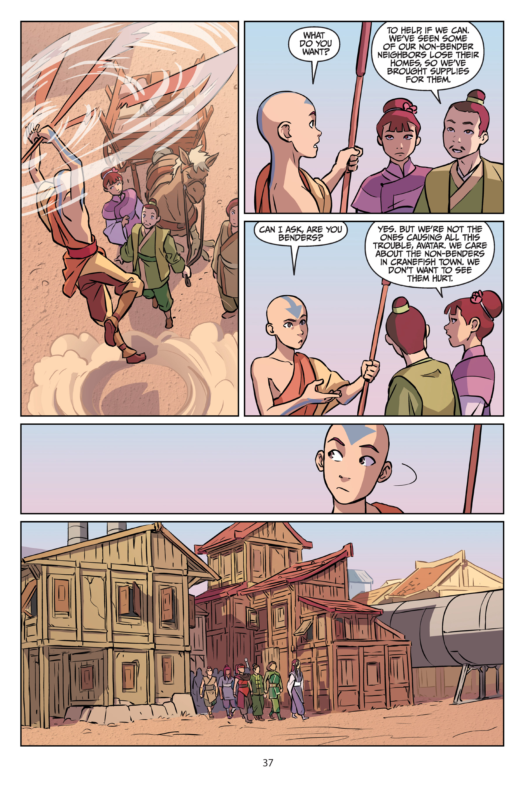 Read online Nickelodeon Avatar: The Last Airbender - Imbalance comic -  Issue # TPB 3 - 38