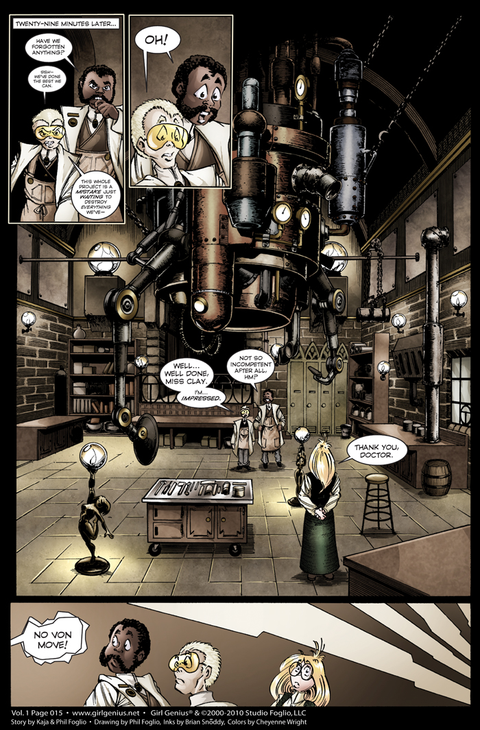 Read online Girl Genius (2002) comic -  Issue #1 - 16